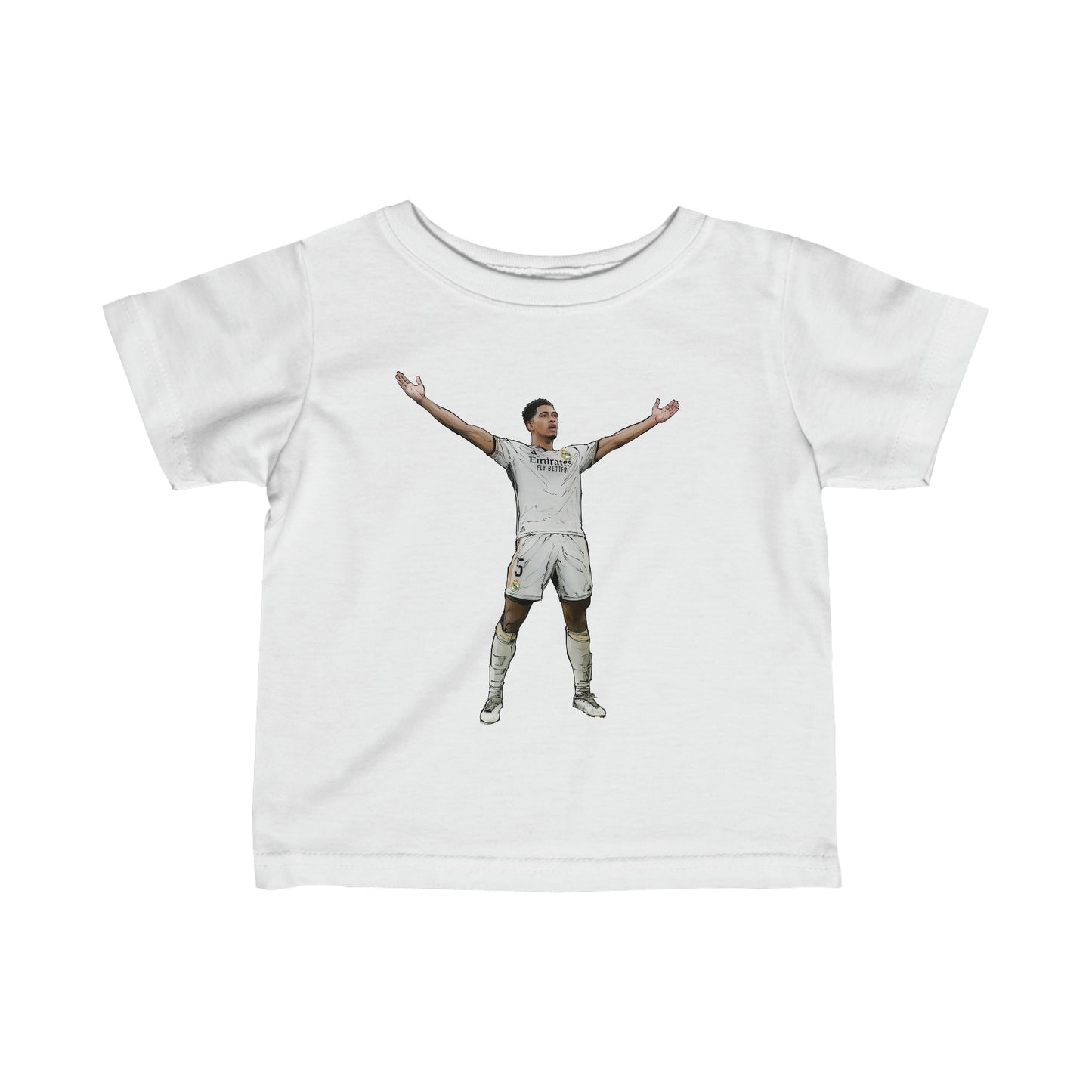 Bellingham Celebration Real Madrid Baby Fine Jersey Tee
