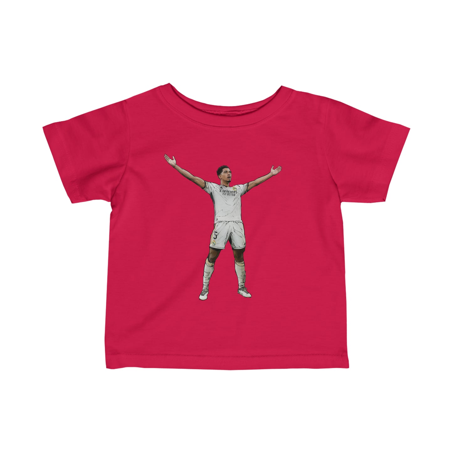 Bellingham Celebration Real Madrid Baby Fine Jersey Tee