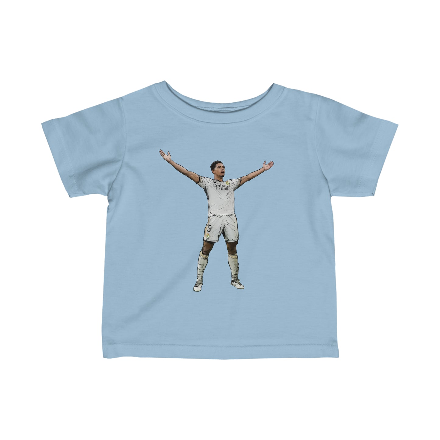 Bellingham Celebration Real Madrid Baby Fine Jersey Tee