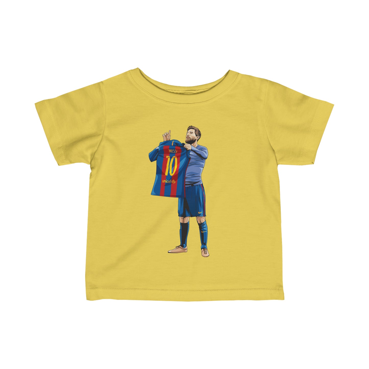 El Clasico Iconic Messi Celebration Baby Fine Jersey Tee