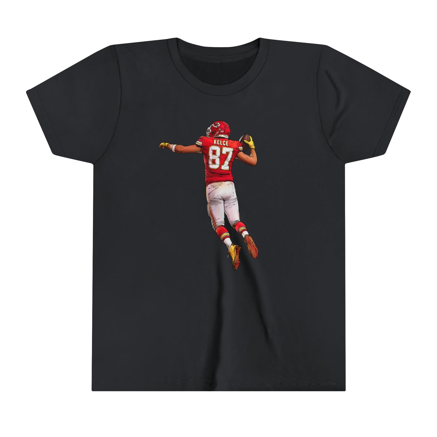 Kansas City Chiefs Travis Kelce Youth Short Sleeve Tee