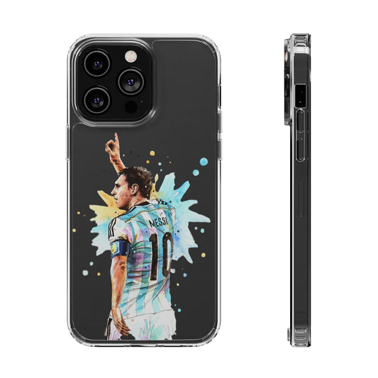 Lionel Messi Argentina Captain Vintage Clear Cases