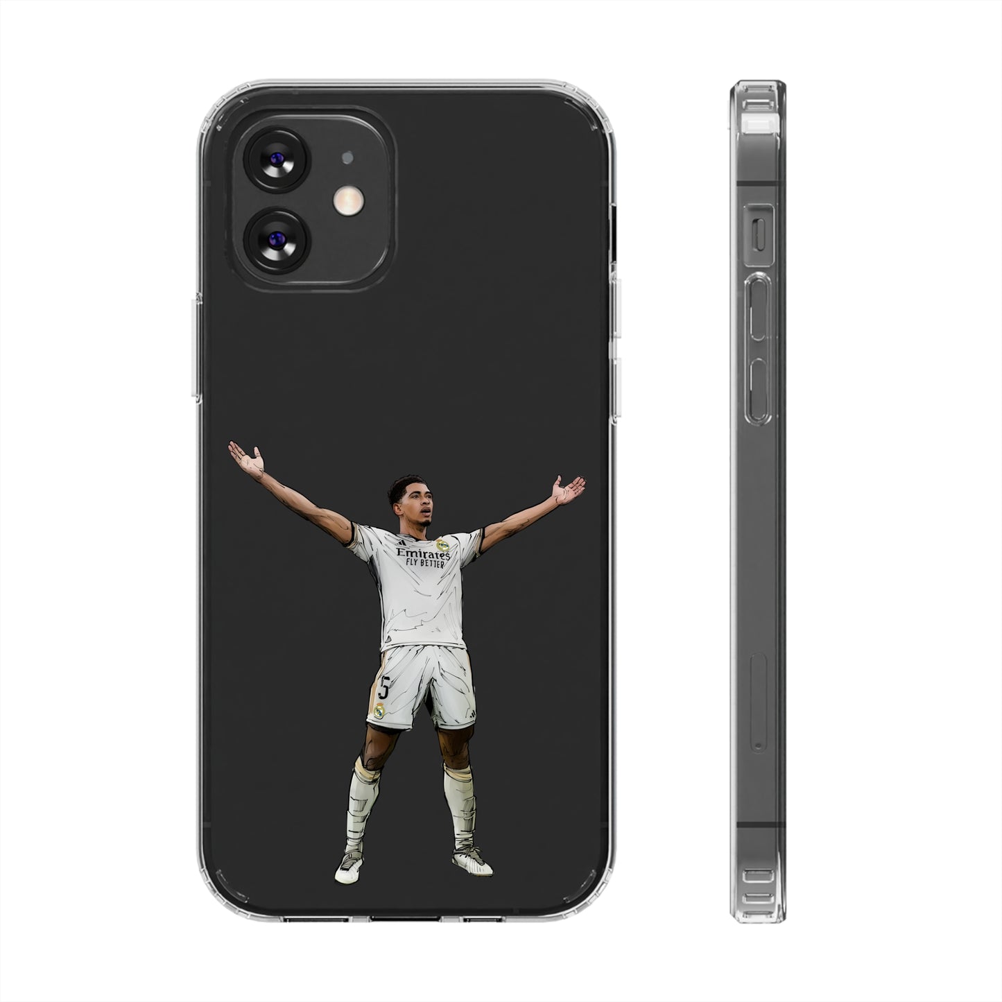 Bellingham Celebration Real Madrid Clear Cases