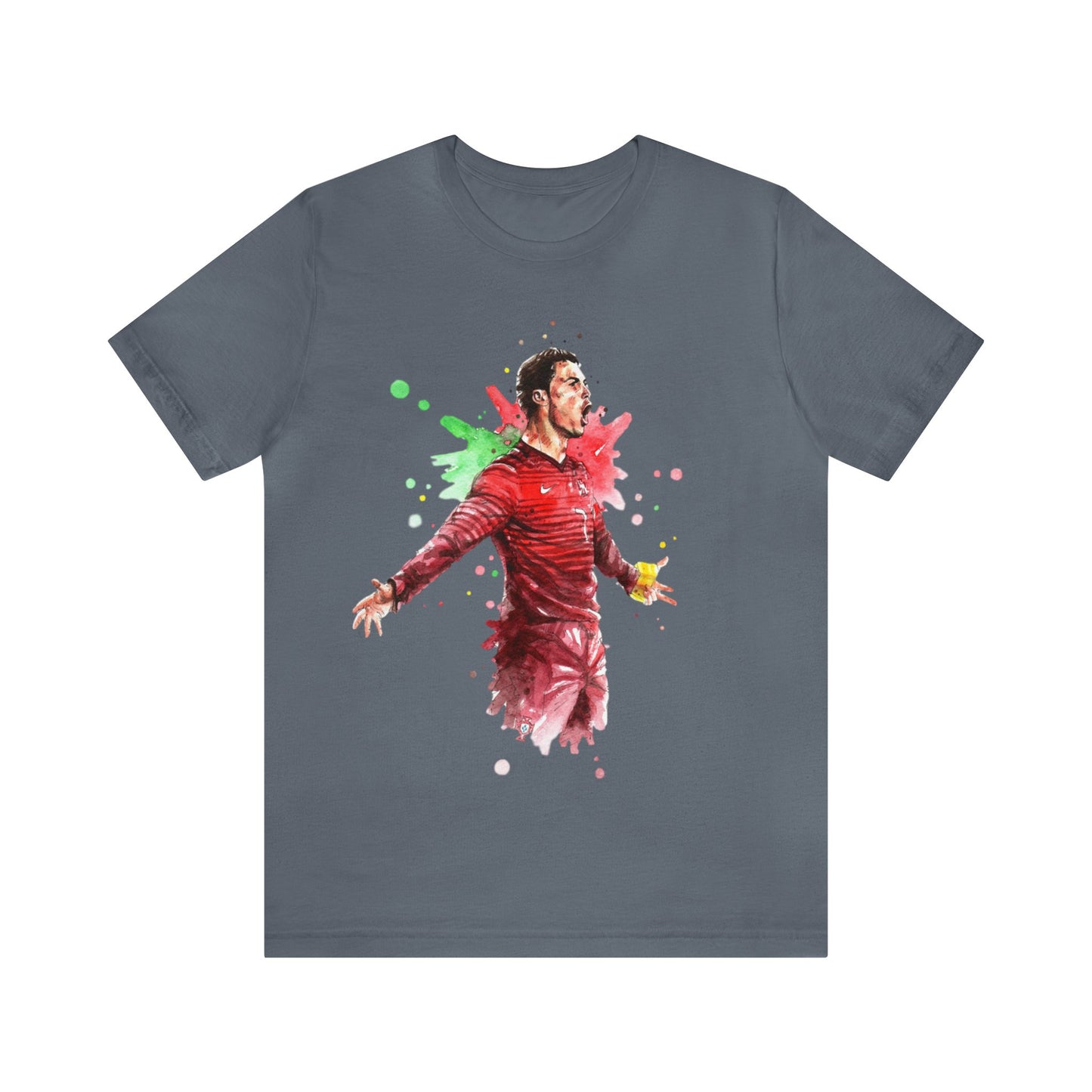 Ronaldo Portugal Vintage Unisex Jersey Short Sleeve Tee