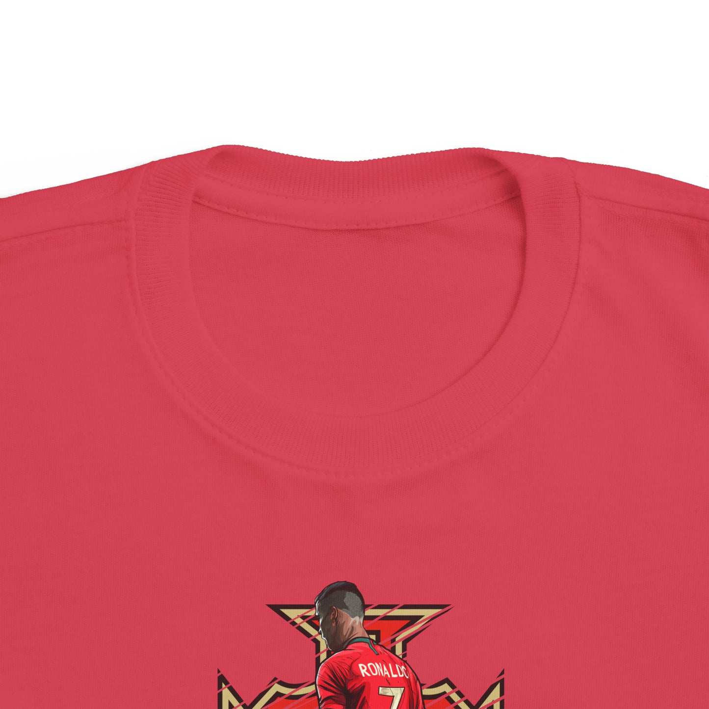 CR7 Free Kick Pose Portugal Logo Toddler's Fine Jersey Tee