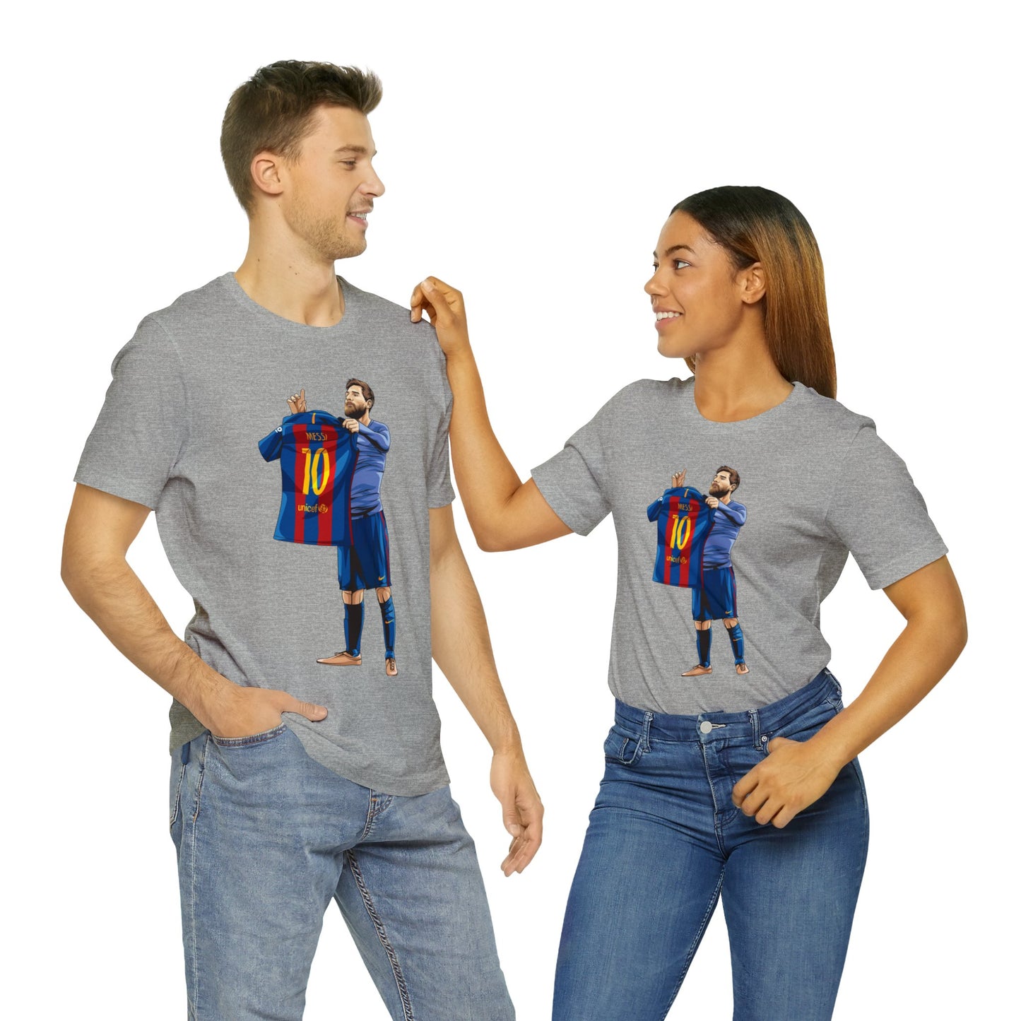 El Clasico Iconic Messi Celebration Unisex Jersey Short Sleeve Tee