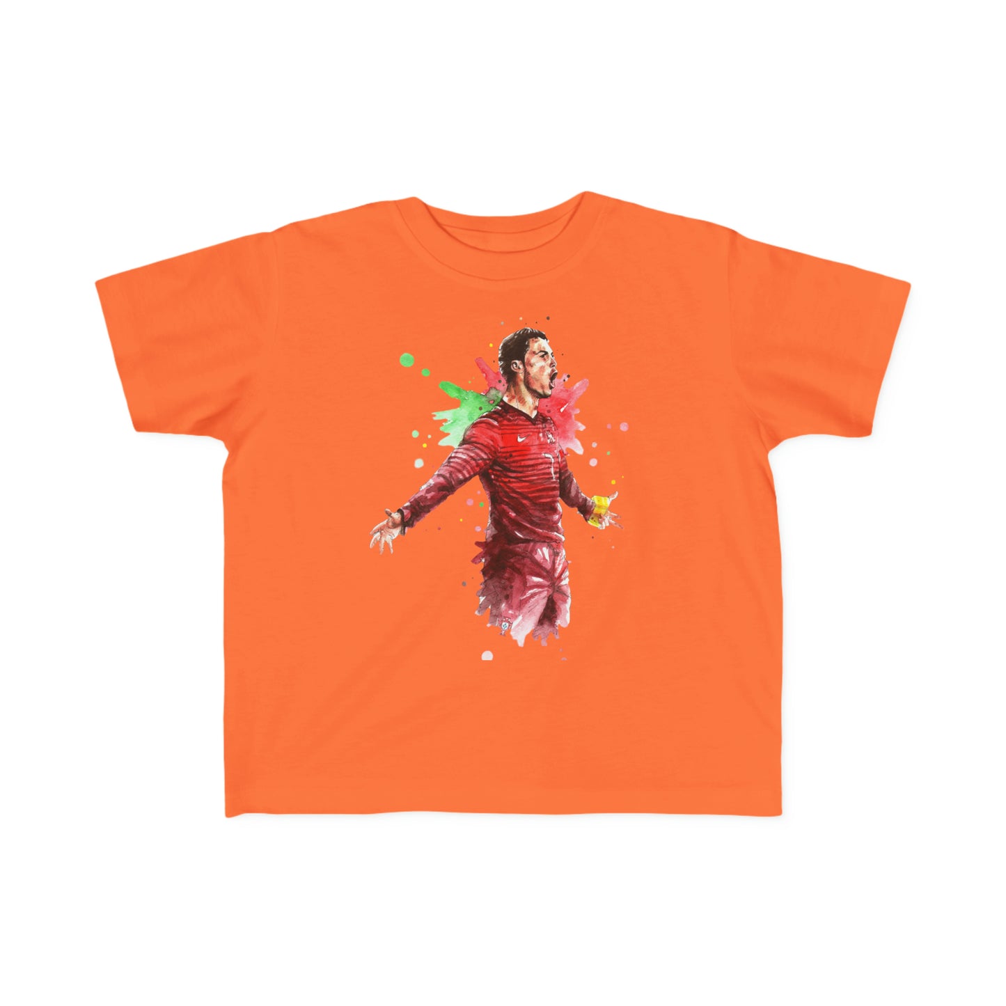 Ronaldo Portugal Vintage Toddler's Fine Jersey Tee