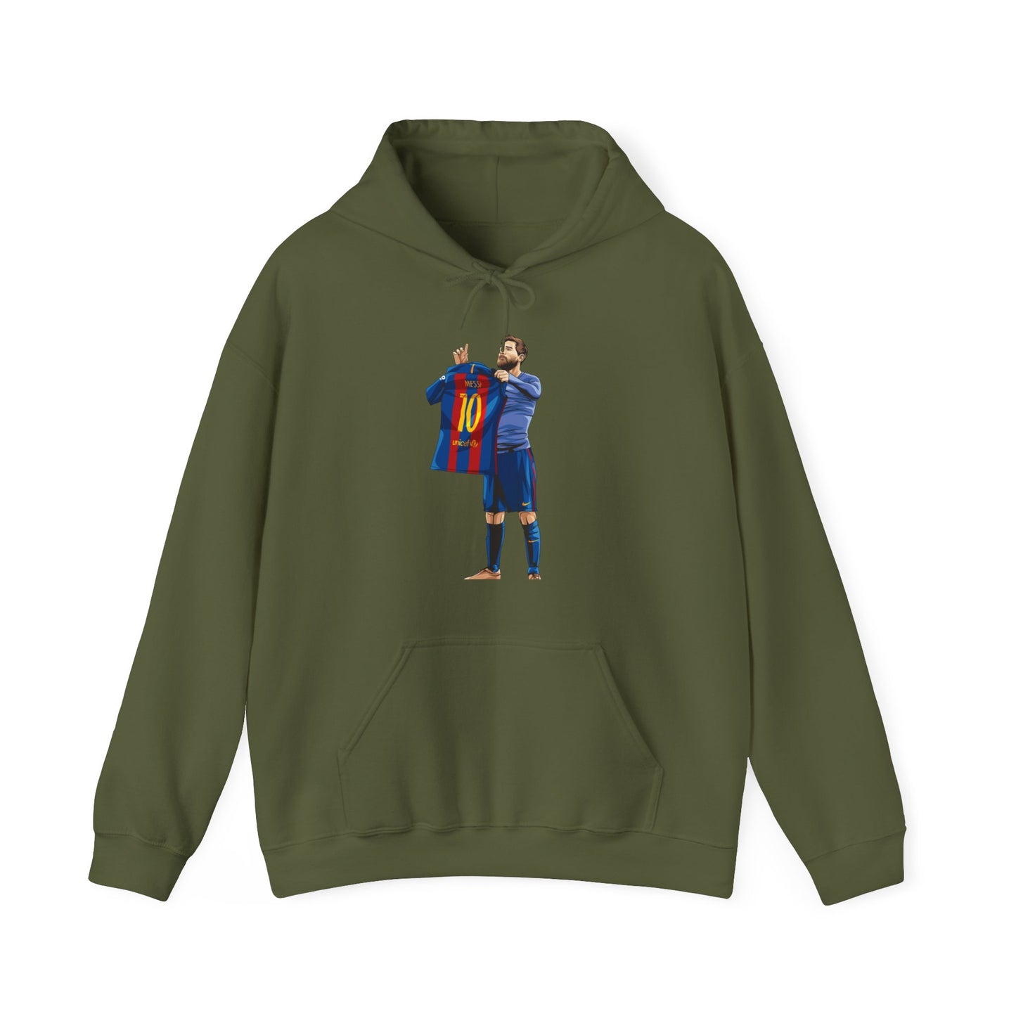 El Clasico Iconic Messi Celebration Unisex Heavy Blend™ Hooded Sweatshirt