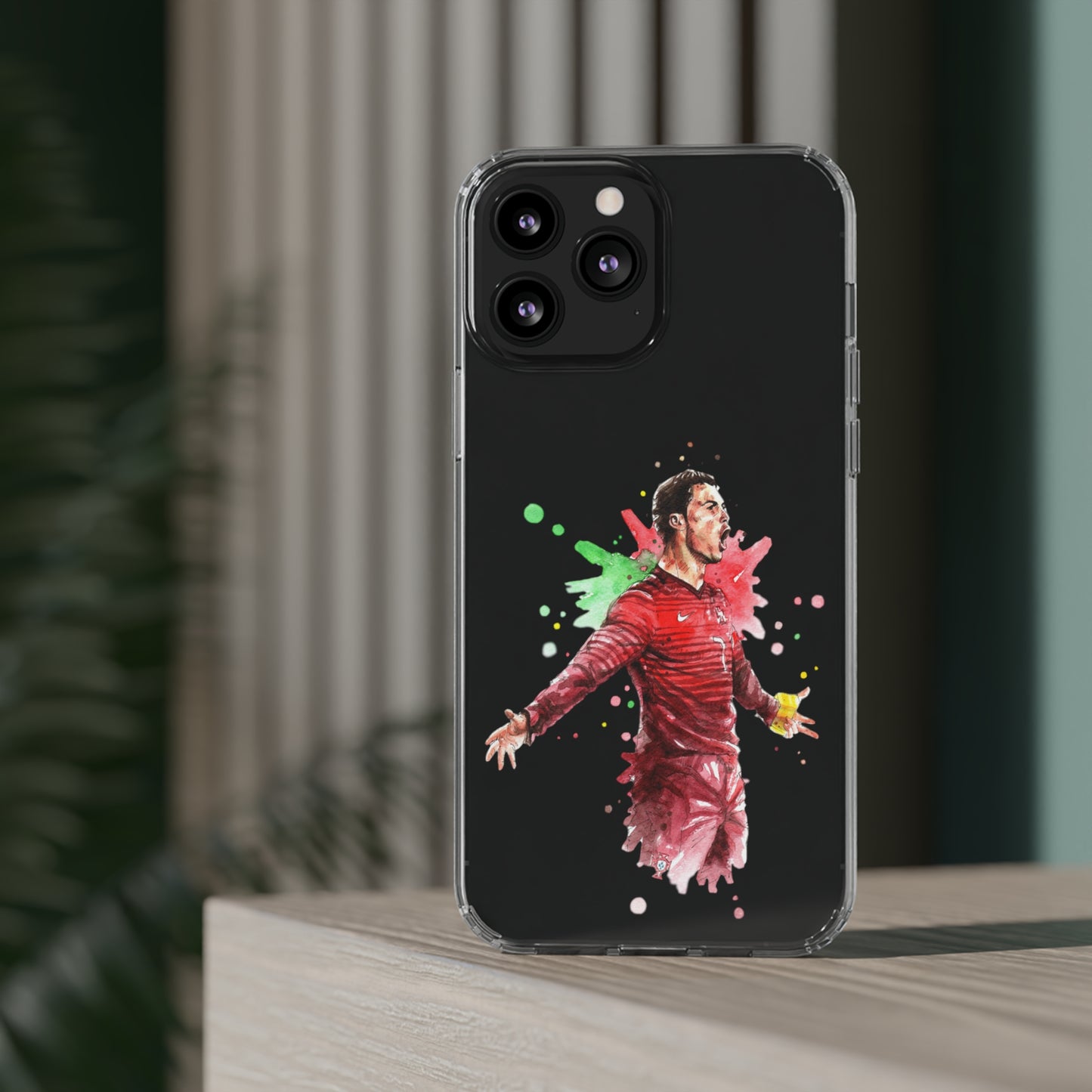 Ronaldo Portugal Vintage Clear Cases
