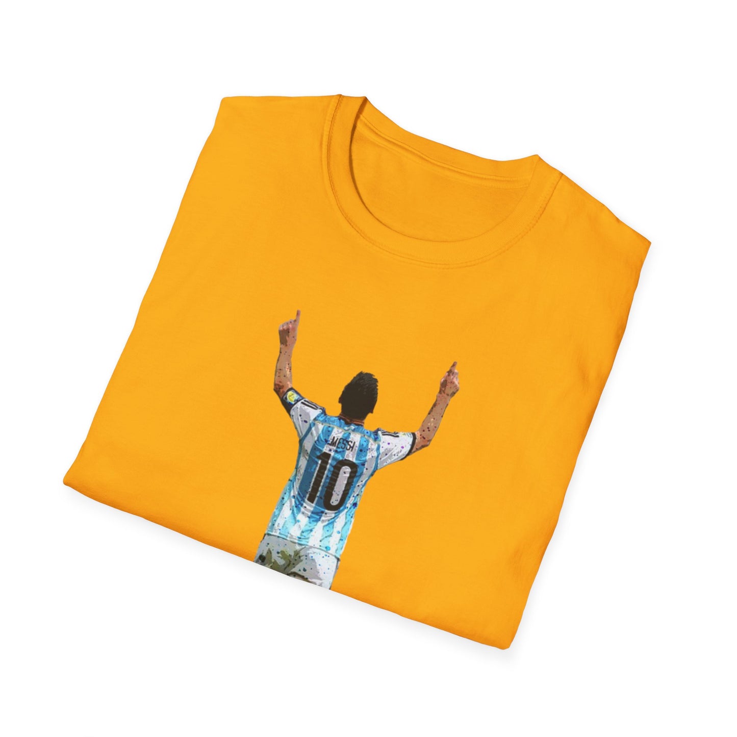 Messi Celebration Argentina Unisex U-Neck T-Shirt