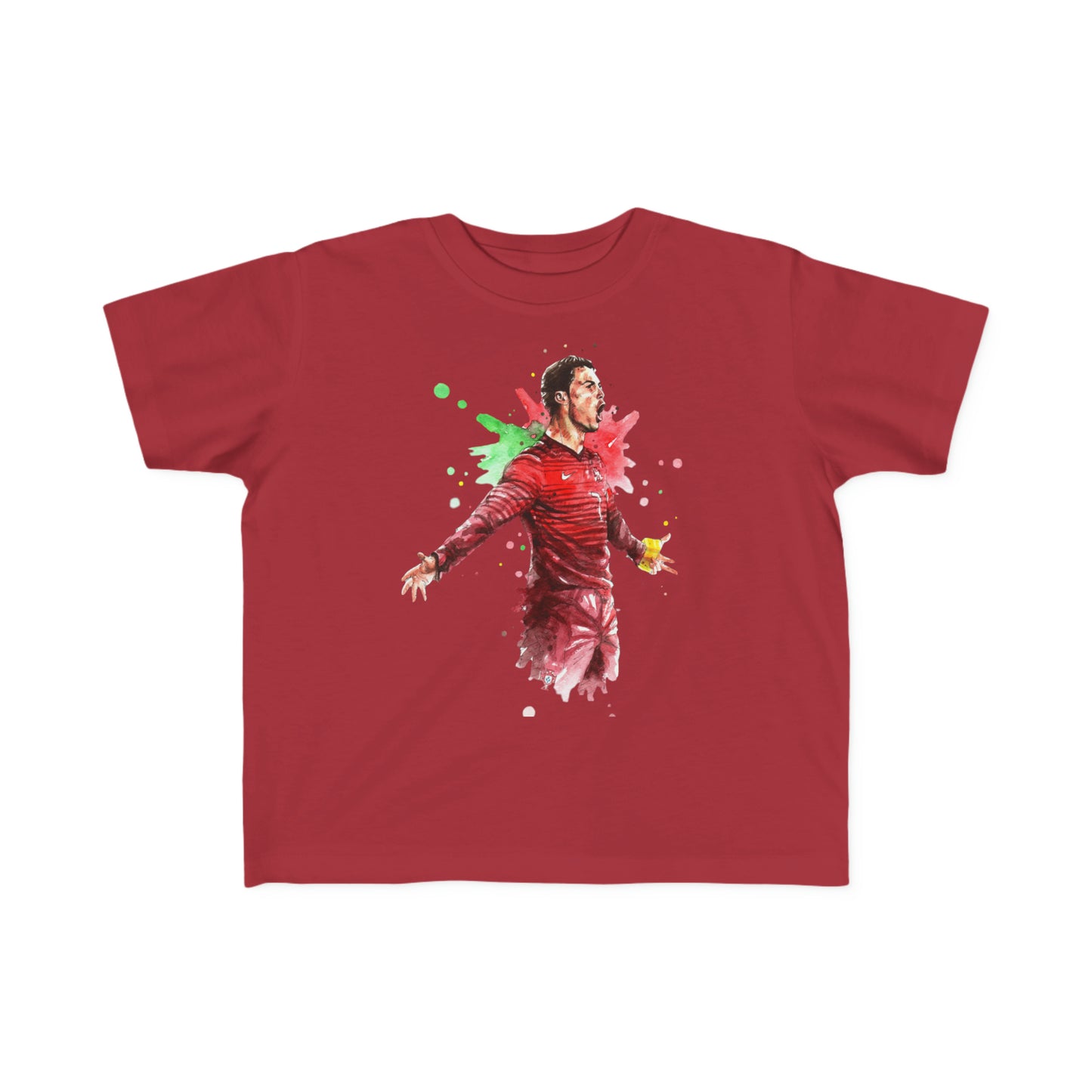 Ronaldo Portugal Vintage Toddler's Fine Jersey Tee