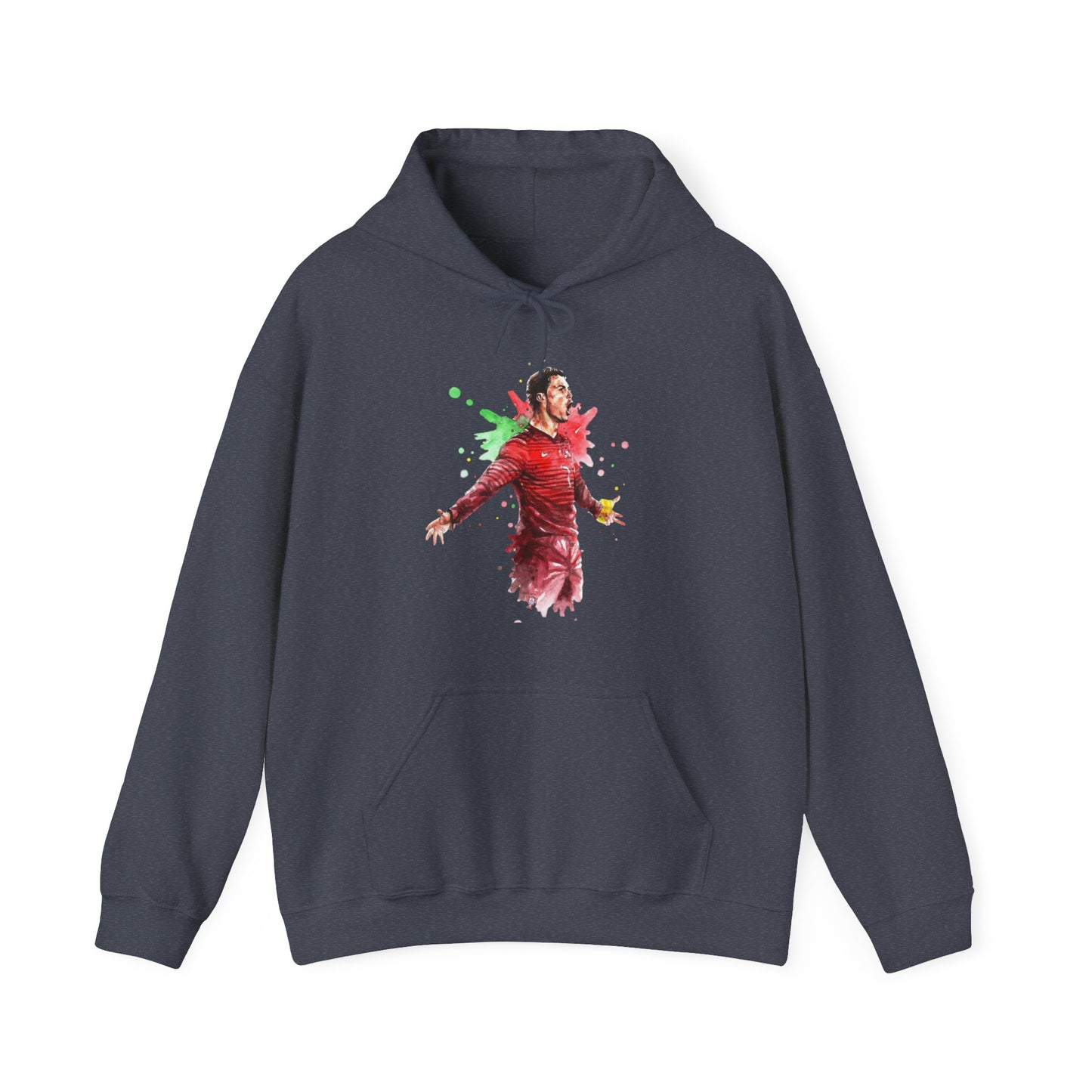 Ronaldo Portugal Vintage Unisex Heavy Blend™ Hooded Sweatshirt