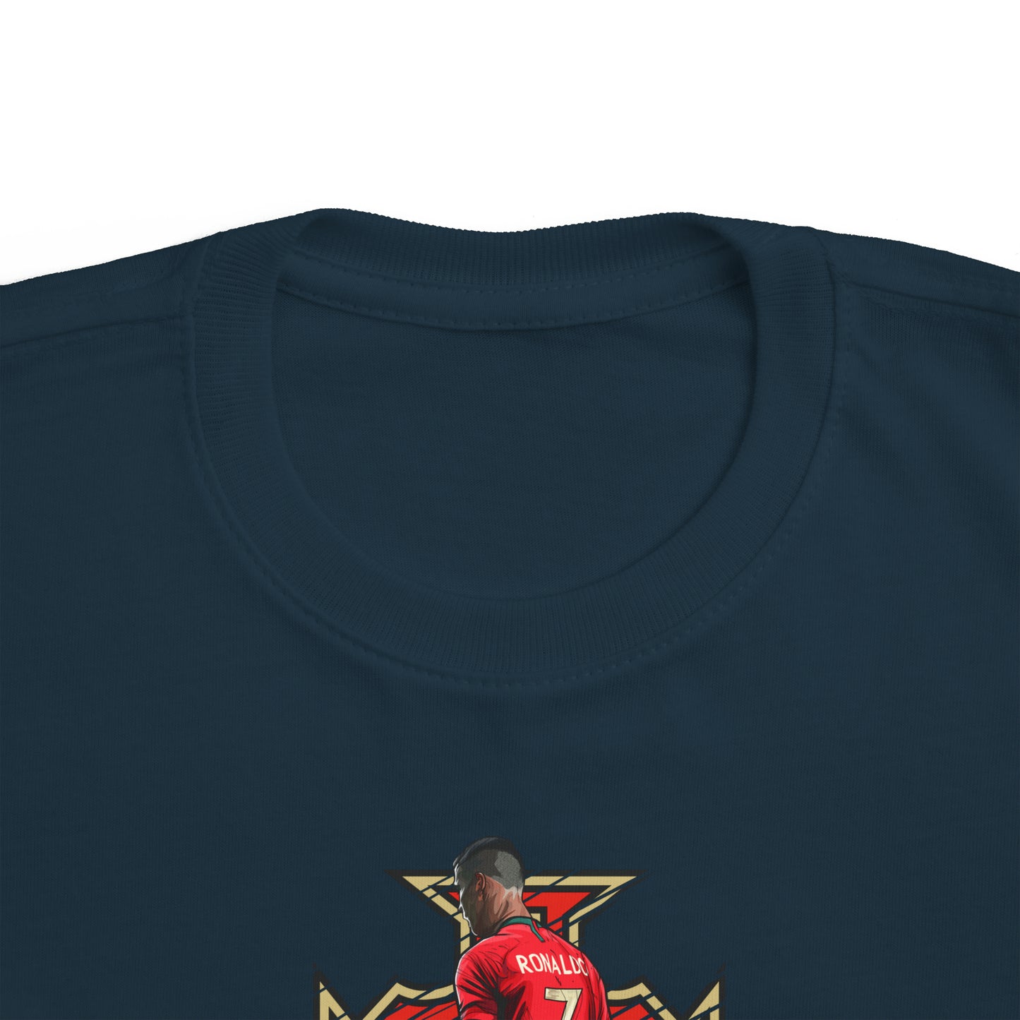 CR7 Free Kick Pose Portugal Logo Toddler's Fine Jersey Tee