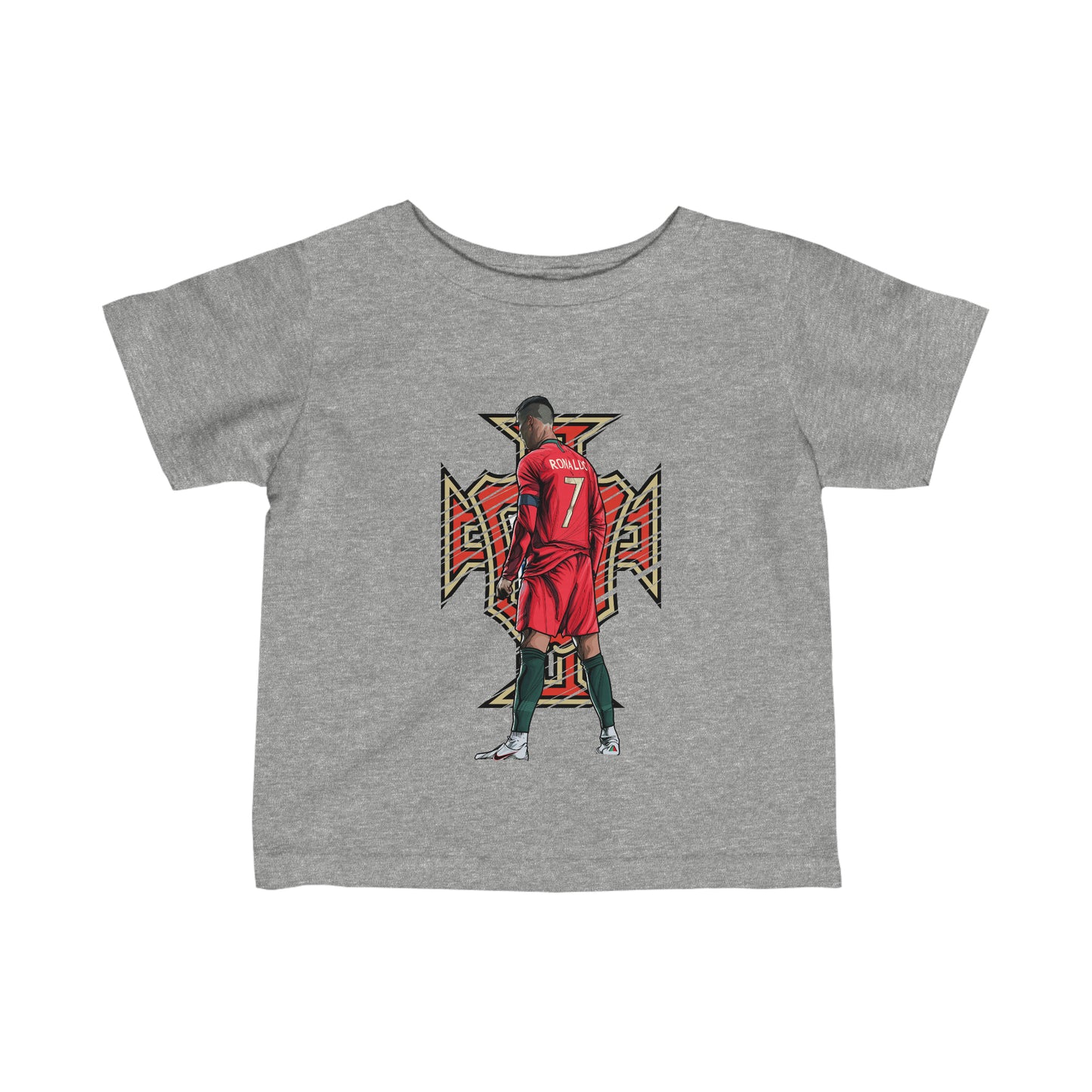 CR7 Free Kick Pose Portugal Logo Baby Jersey Tee