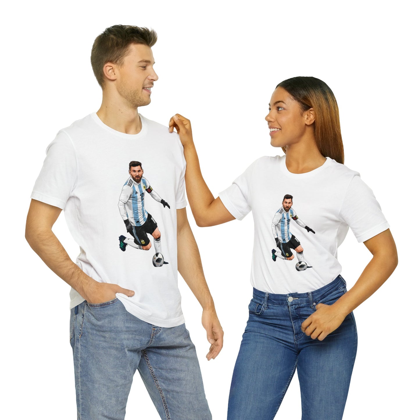 G.O.A.T. ARG Unisex Jersey Short Sleeve Tee