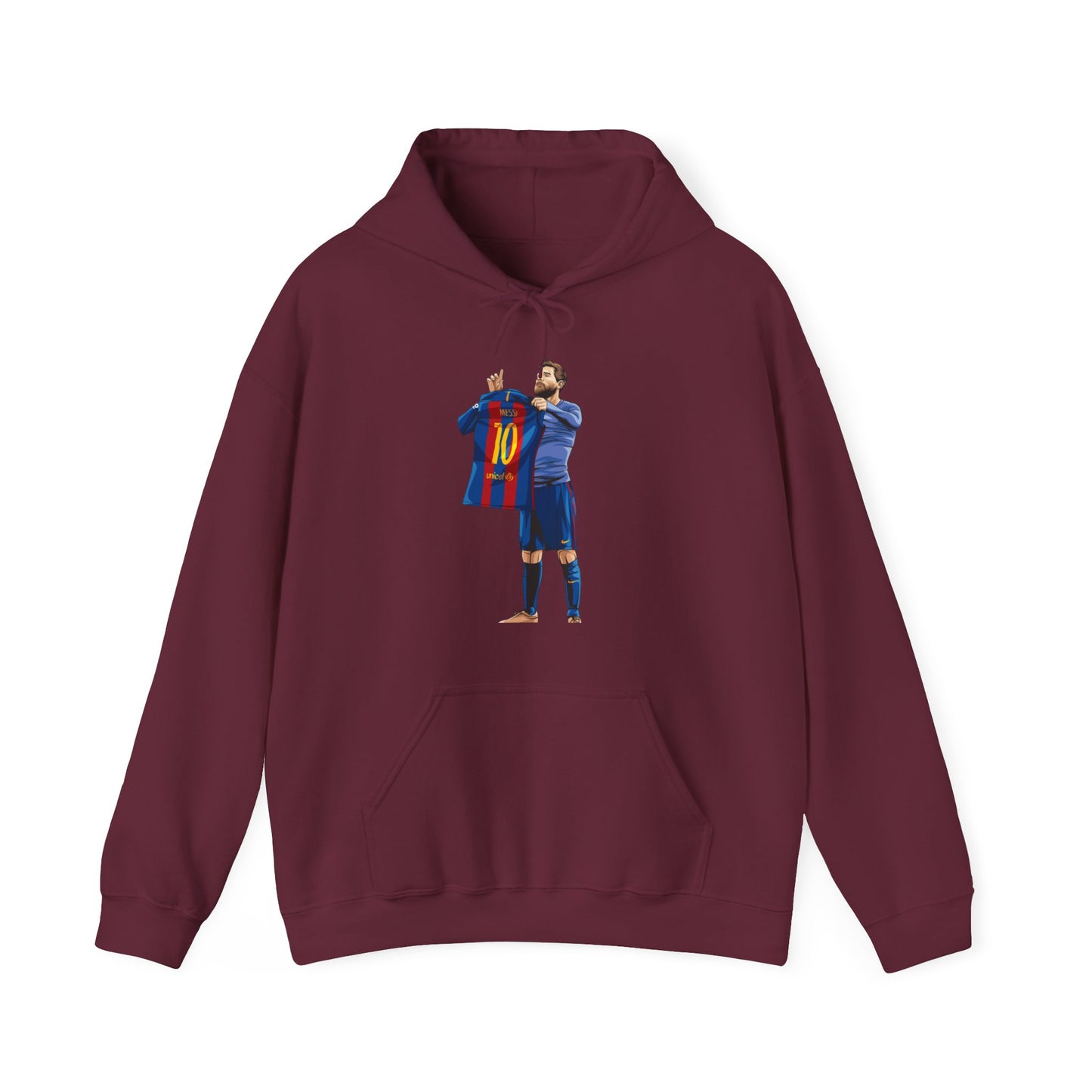 El Clasico Iconic Messi Celebration Unisex Heavy Blend™ Hooded Sweatshirt