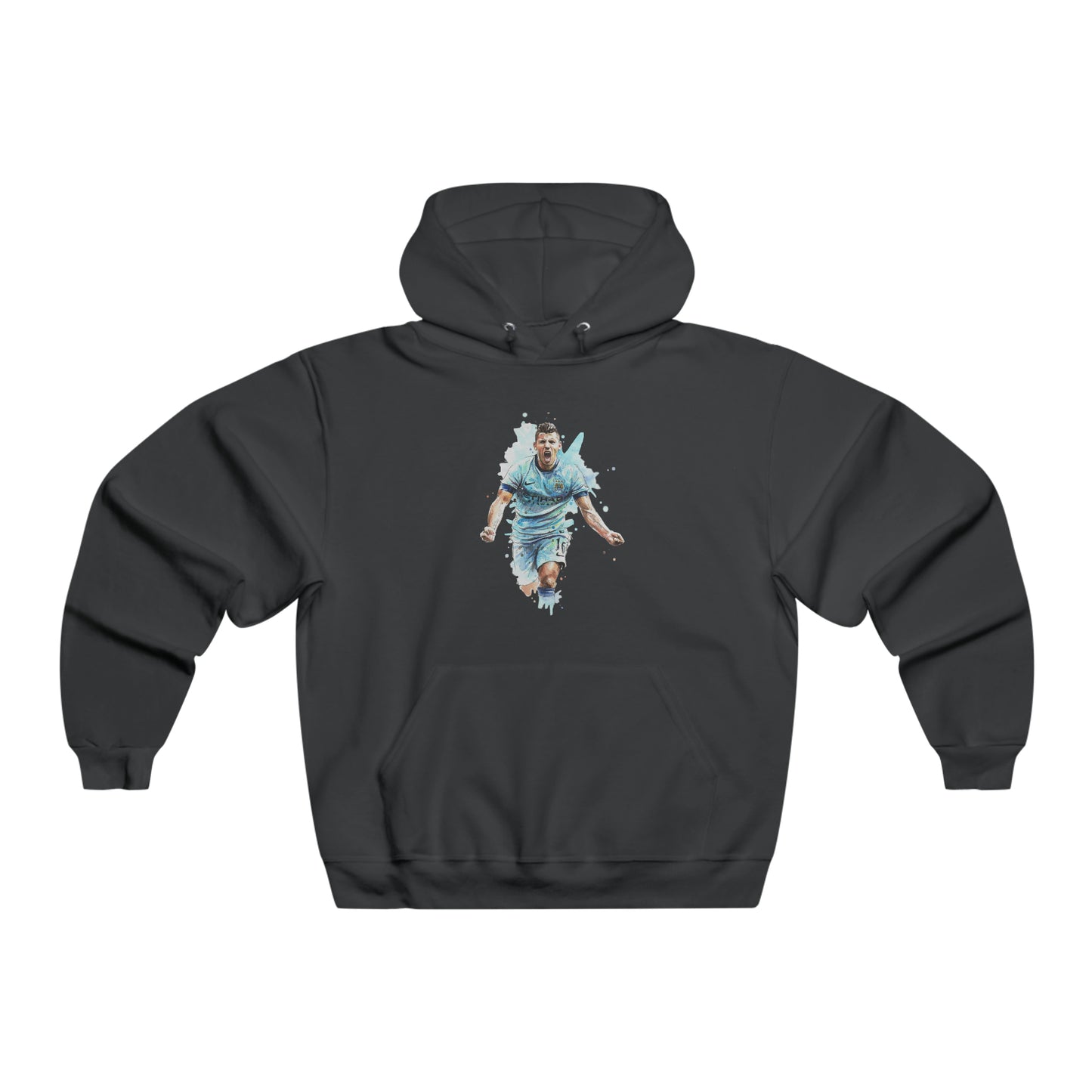 Man City Aguero Vintage Men's NUBLEND® Hooded Sweatshirt