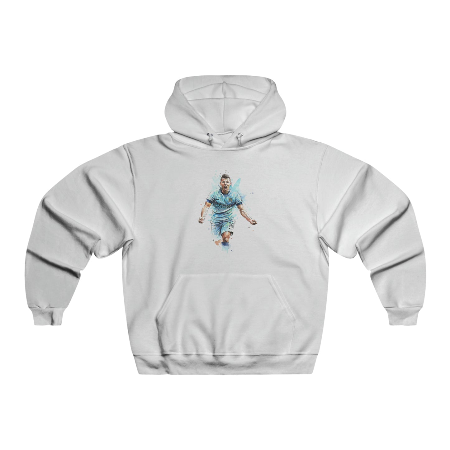 Man City Aguero Vintage Men's NUBLEND® Hooded Sweatshirt