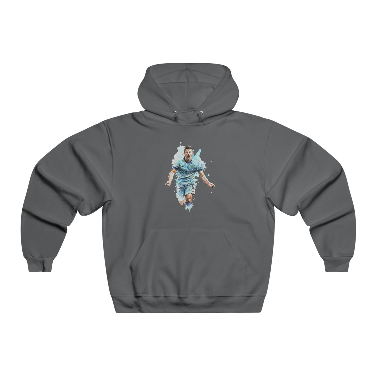 Man City Aguero Vintage Men's NUBLEND® Hooded Sweatshirt
