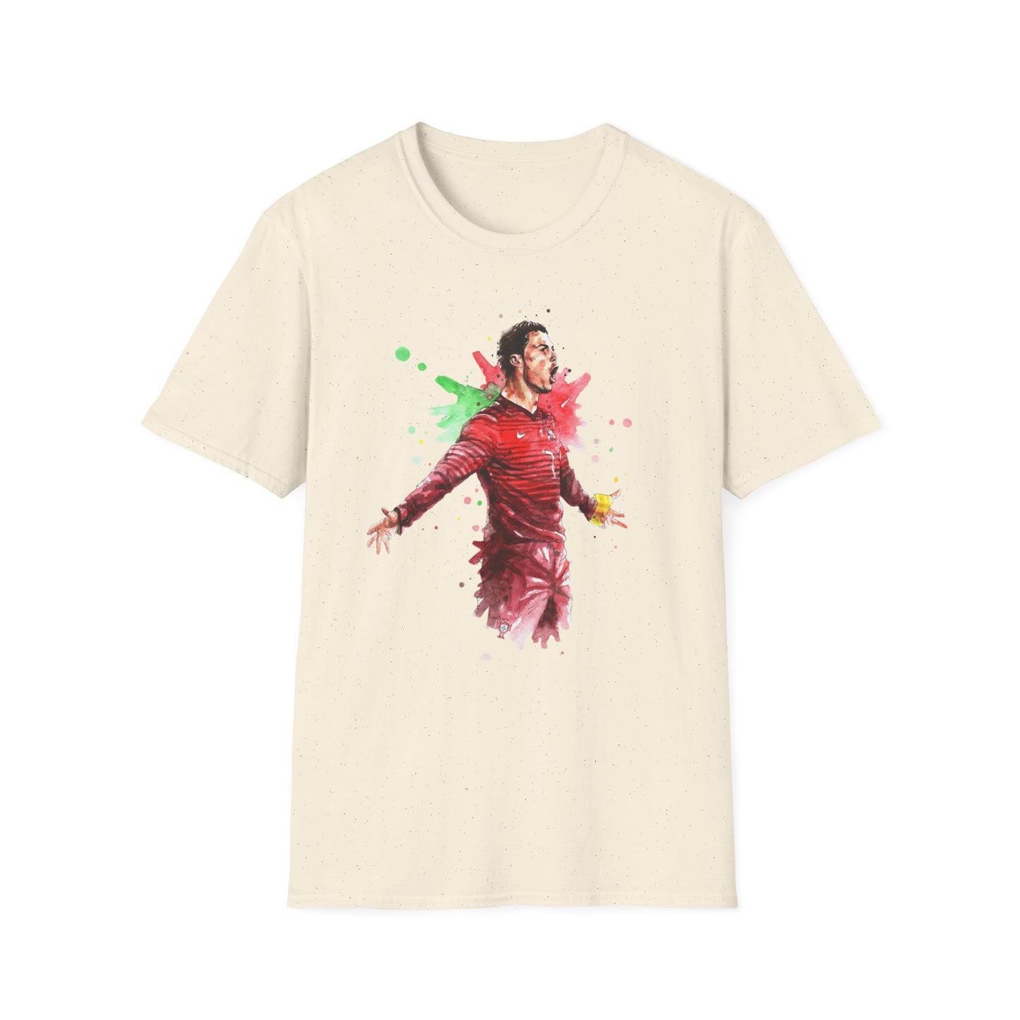 Ronaldo Portugal Vintage Unisex Softstyle T-Shirt