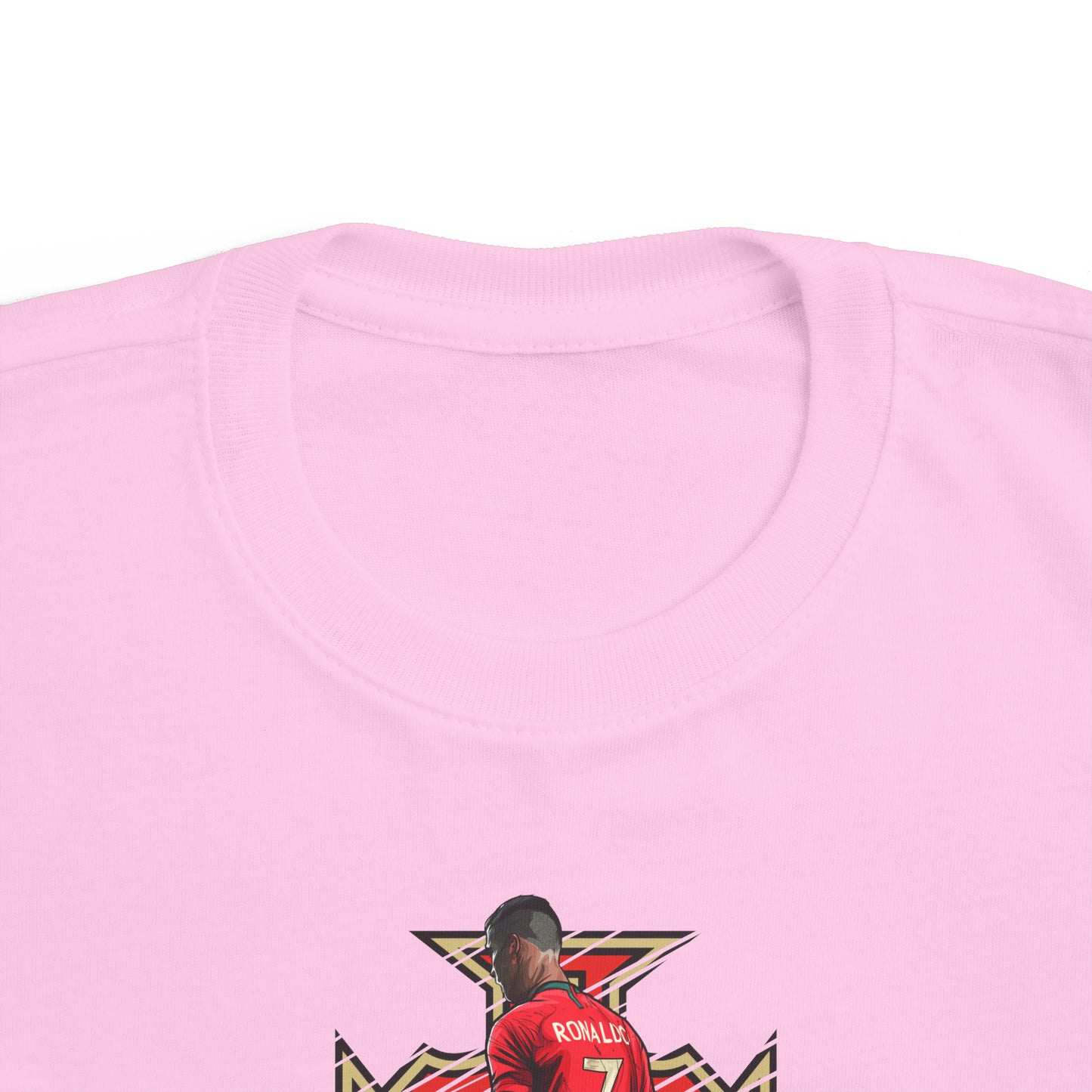 CR7 Free Kick Pose Portugal Logo Toddler's Fine Jersey Tee