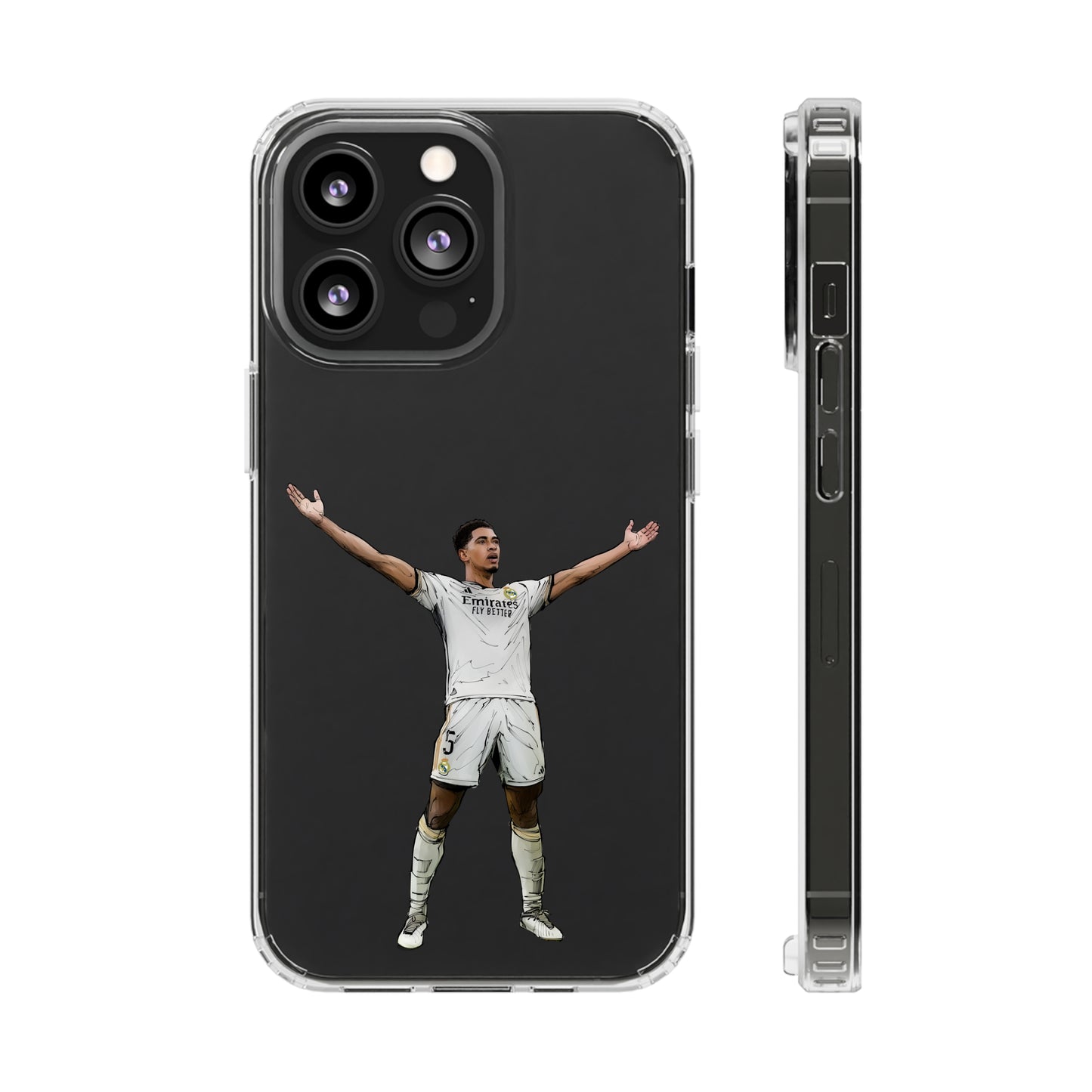 Bellingham Celebration Real Madrid Clear Cases