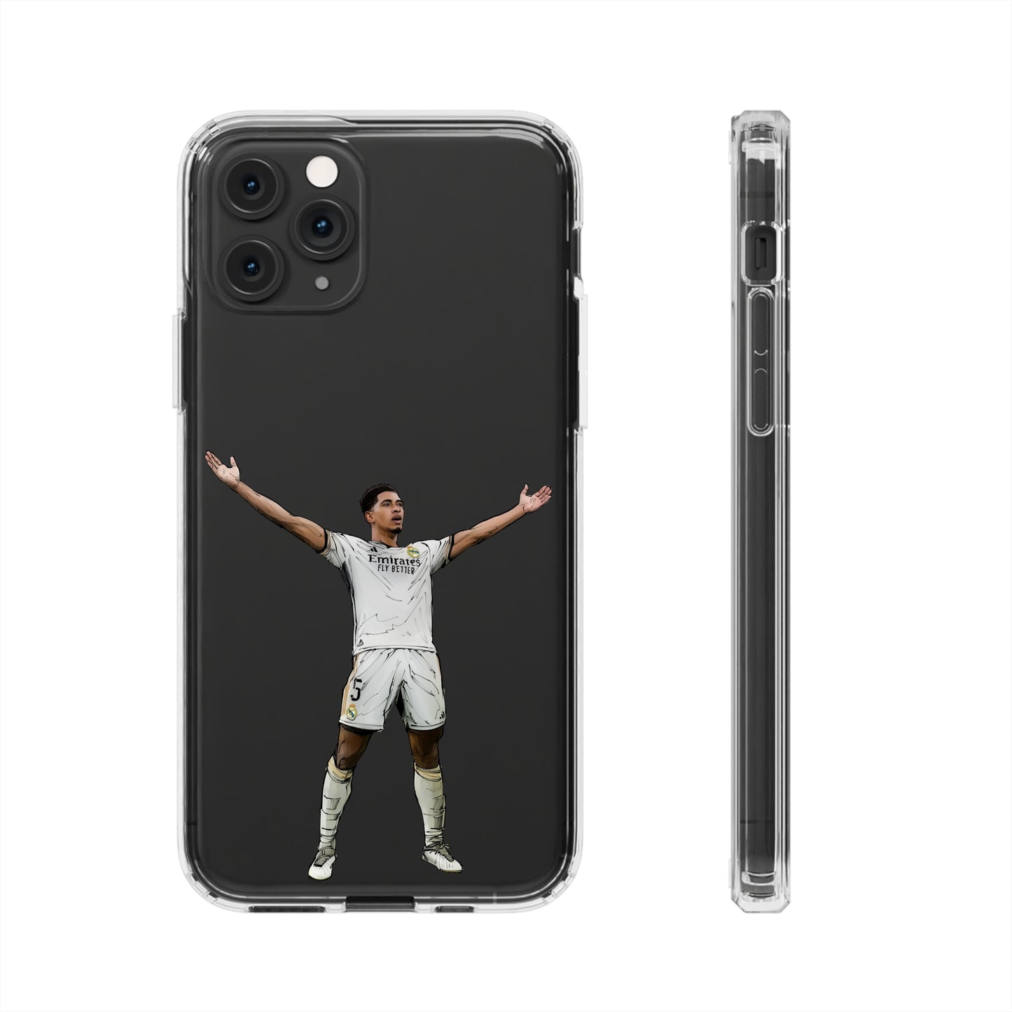 Bellingham Celebration Real Madrid Clear Cases