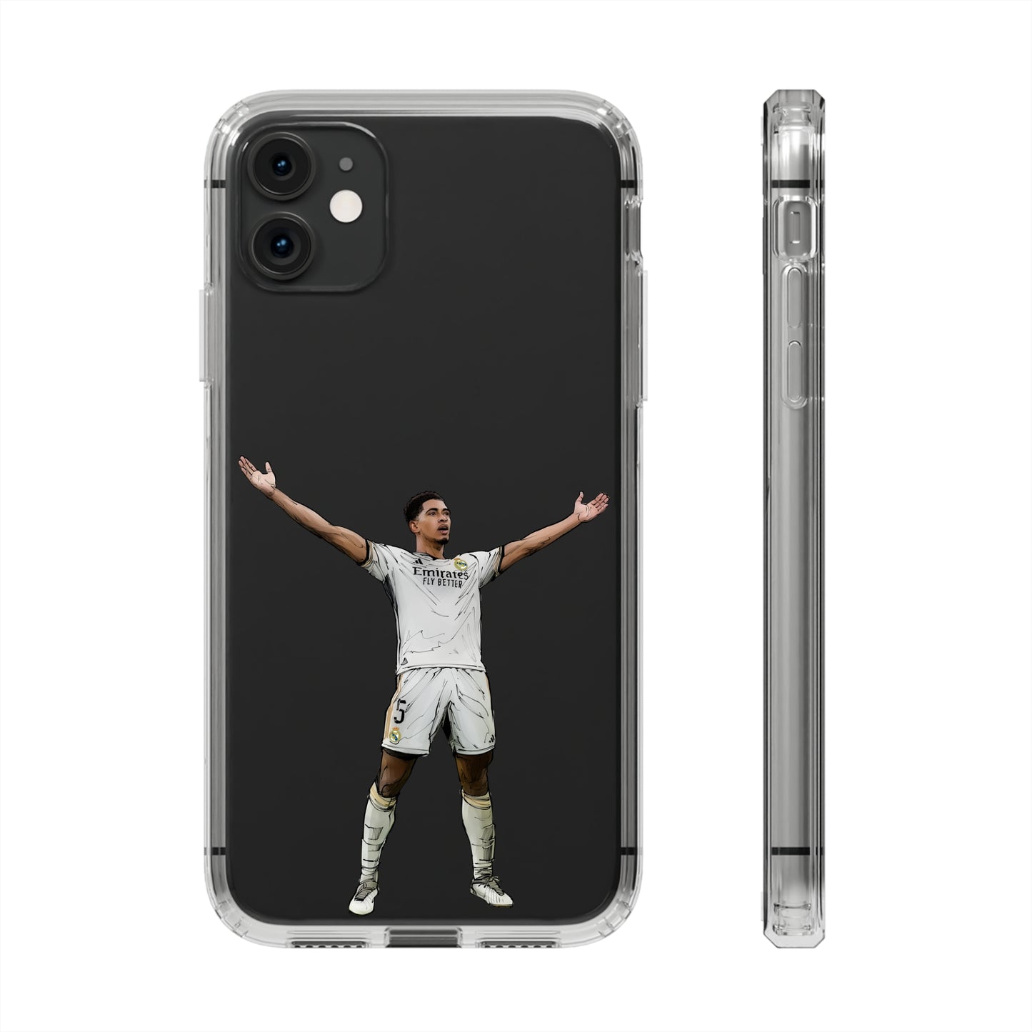 Bellingham Celebration Real Madrid Clear Cases