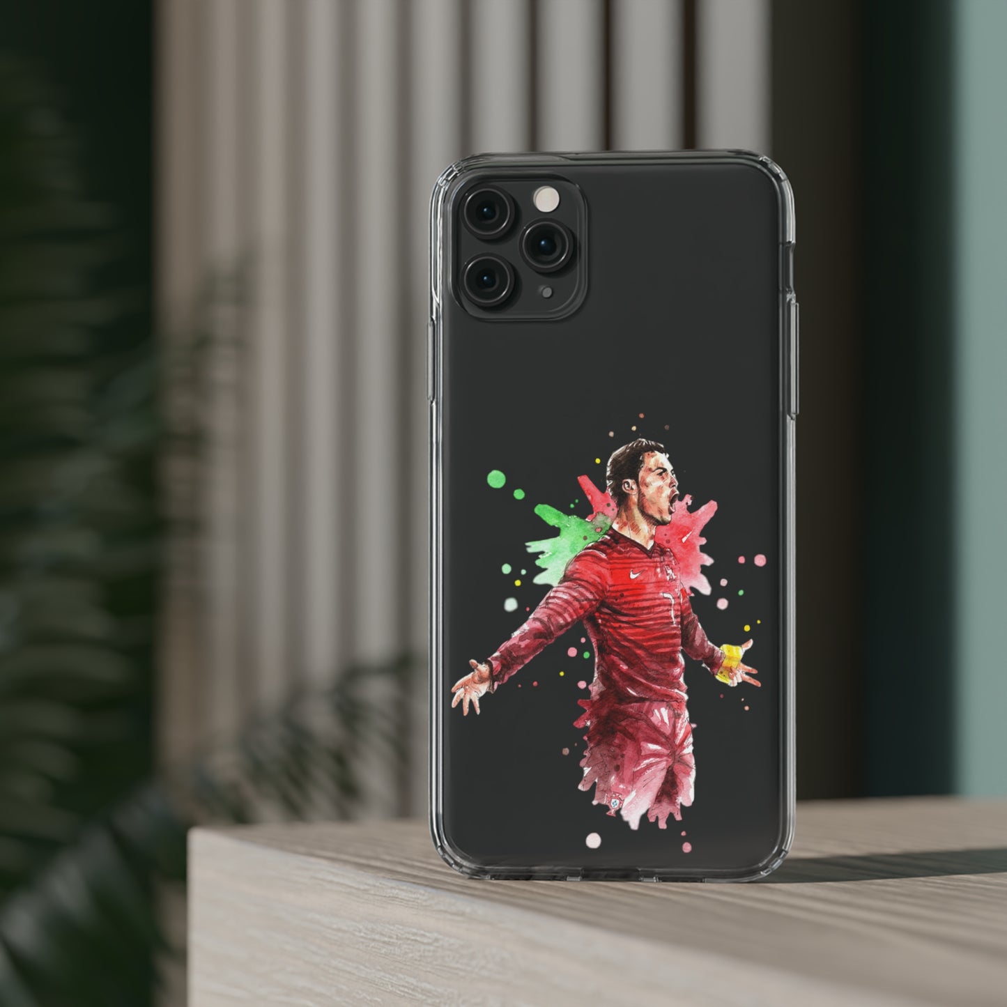 Ronaldo Portugal Vintage Clear Cases
