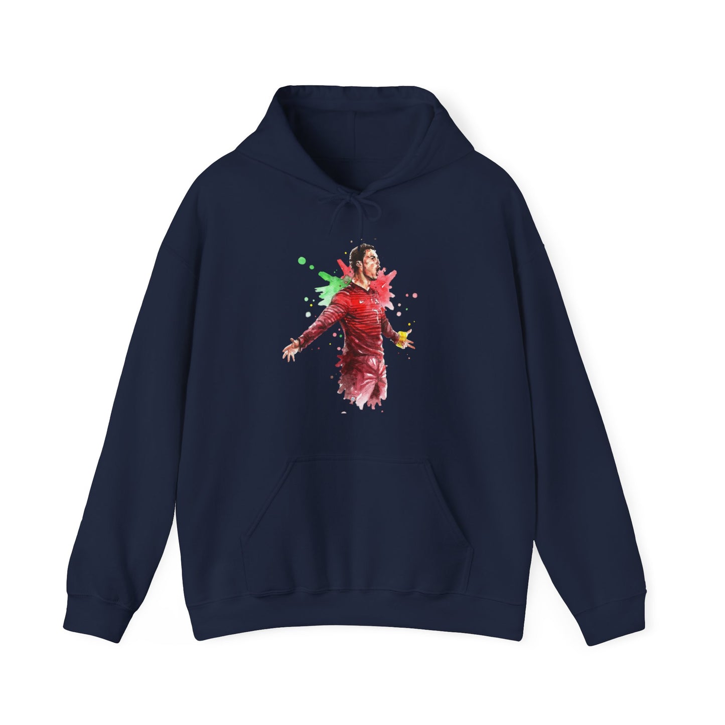 Ronaldo Portugal Vintage Unisex Heavy Blend™ Hooded Sweatshirt