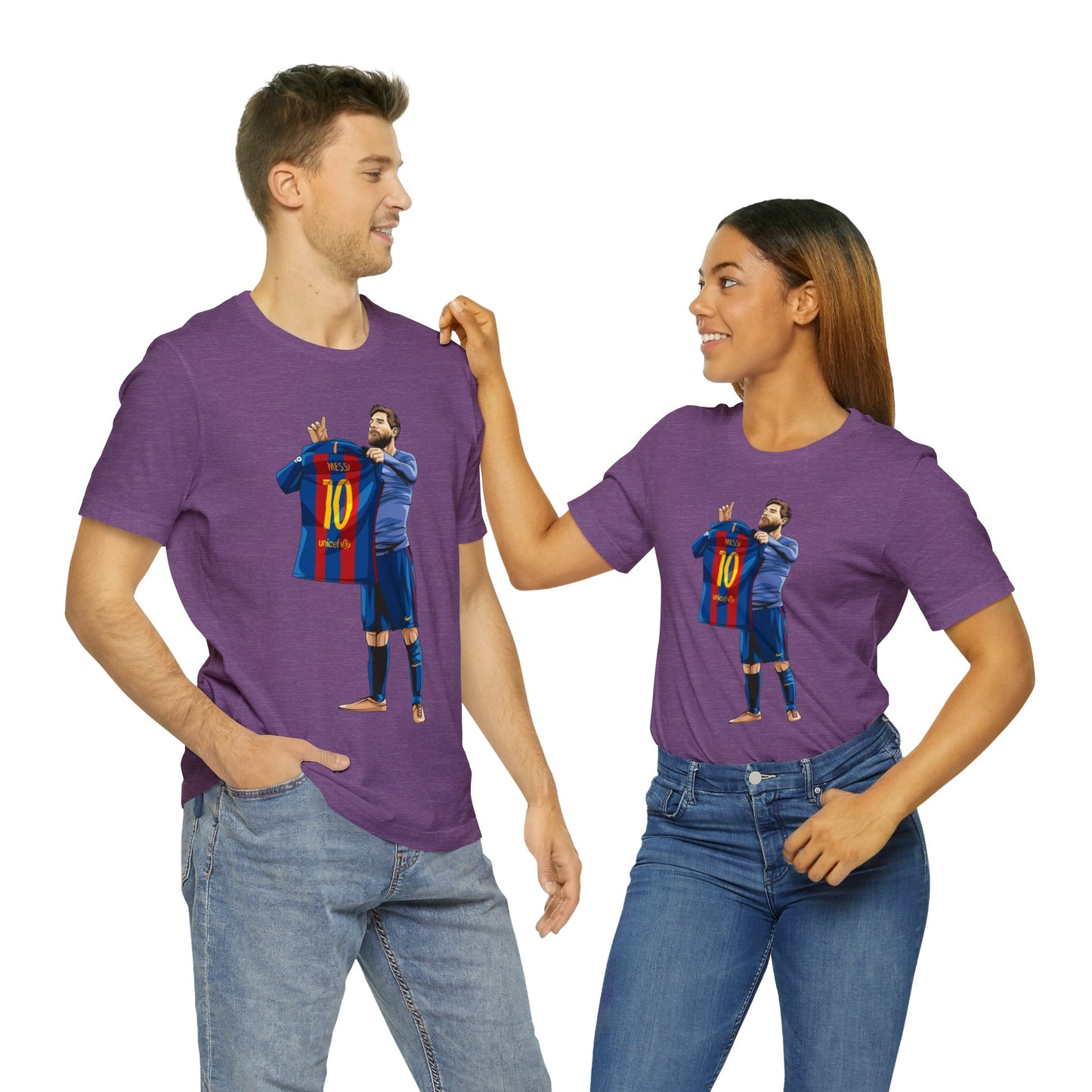 El Clasico Iconic Messi Celebration Unisex Jersey Short Sleeve Tee