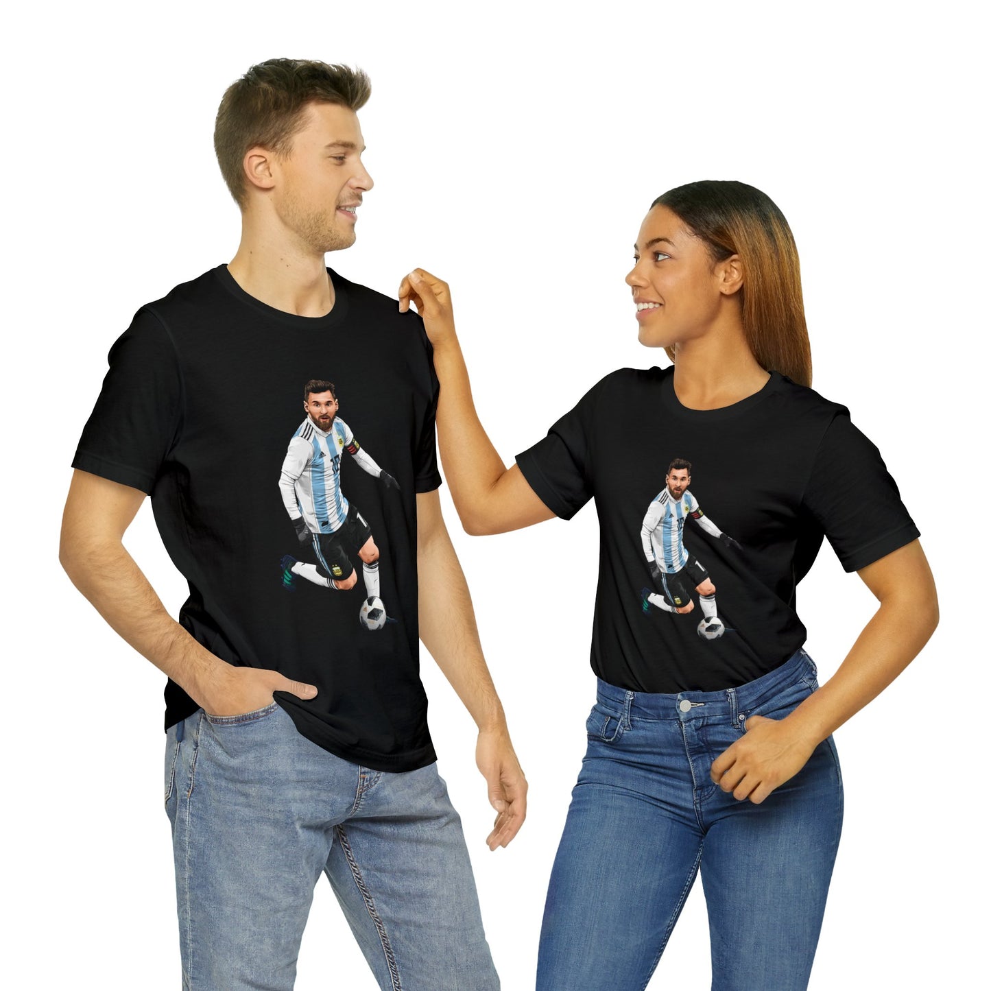 G.O.A.T. ARG Unisex Jersey Short Sleeve Tee