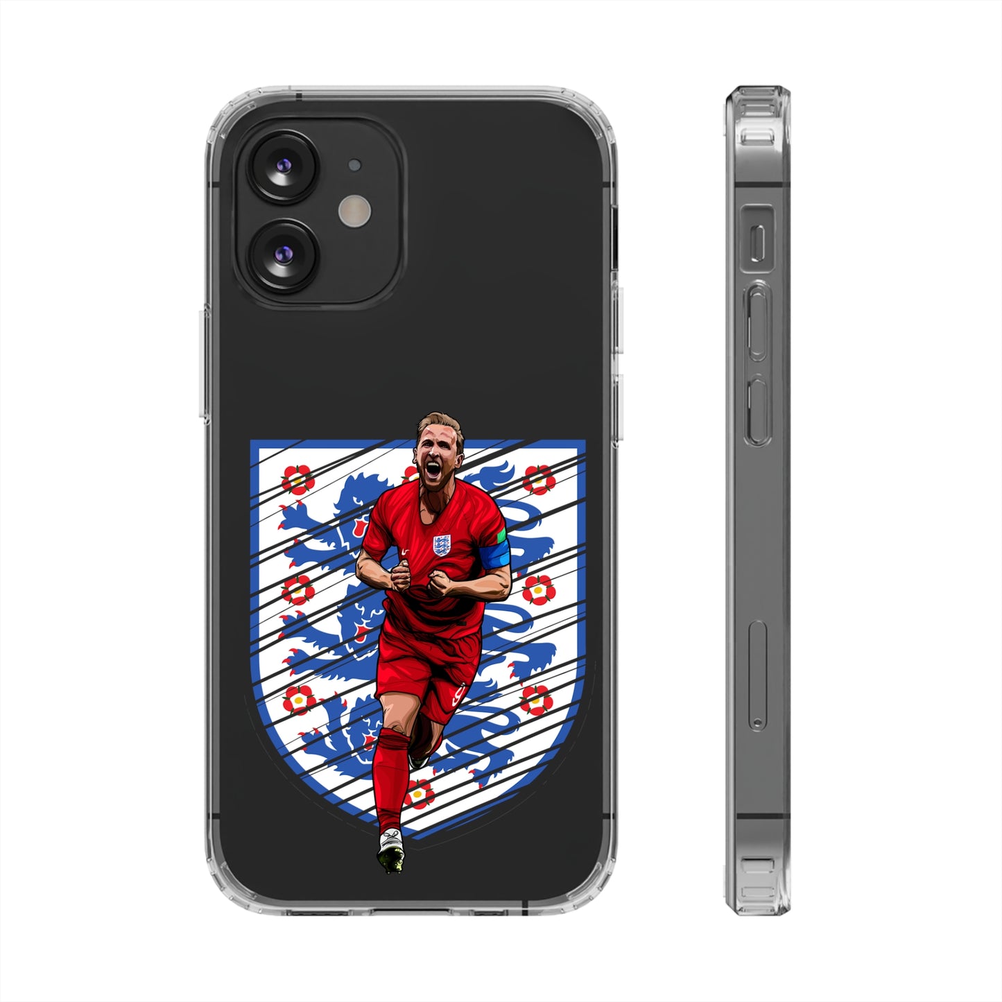 Harry Kane England logo Clear Cases
