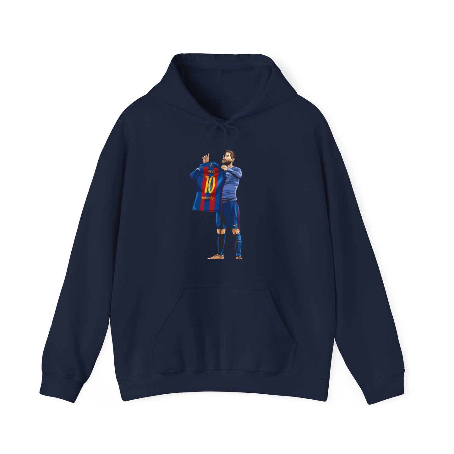 El Clasico Iconic Messi Celebration Unisex Heavy Blend™ Hooded Sweatshirt