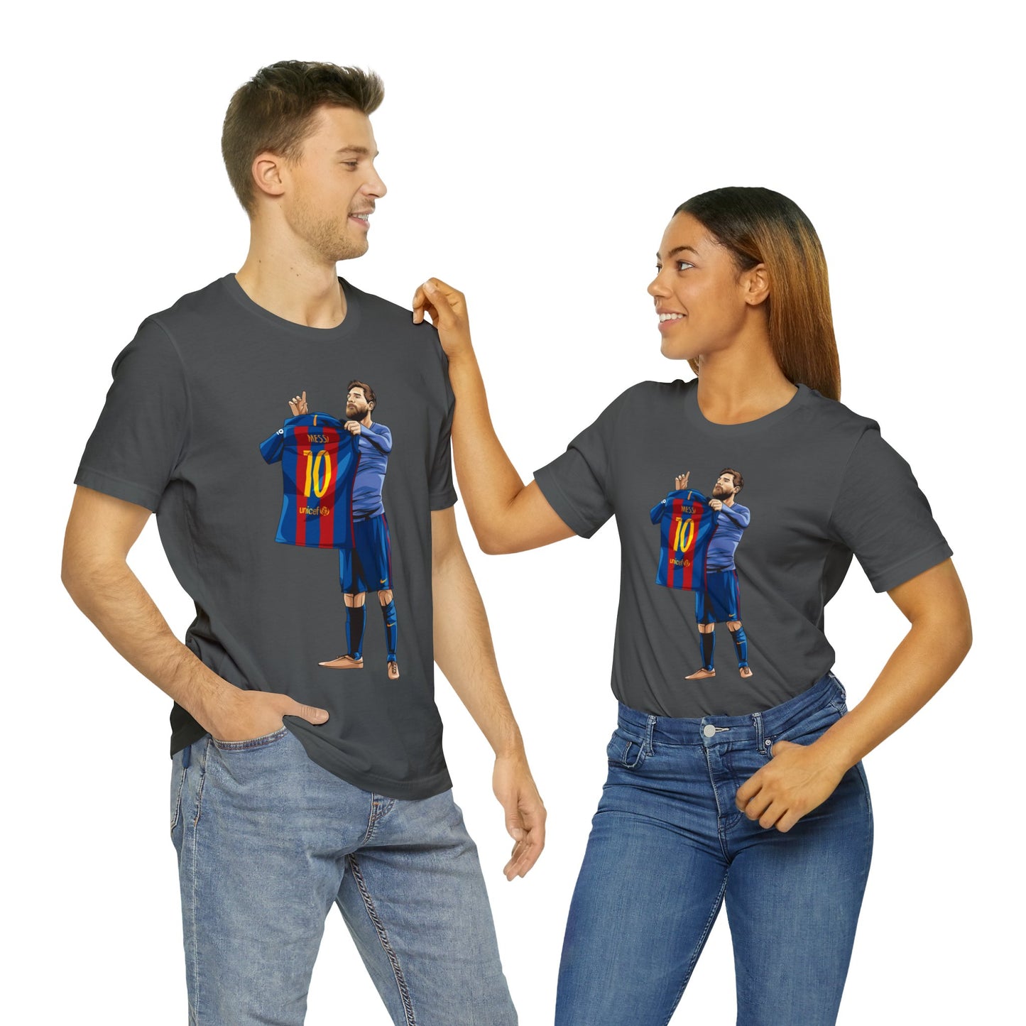 El Clasico Iconic Messi Celebration Unisex Jersey Short Sleeve Tee