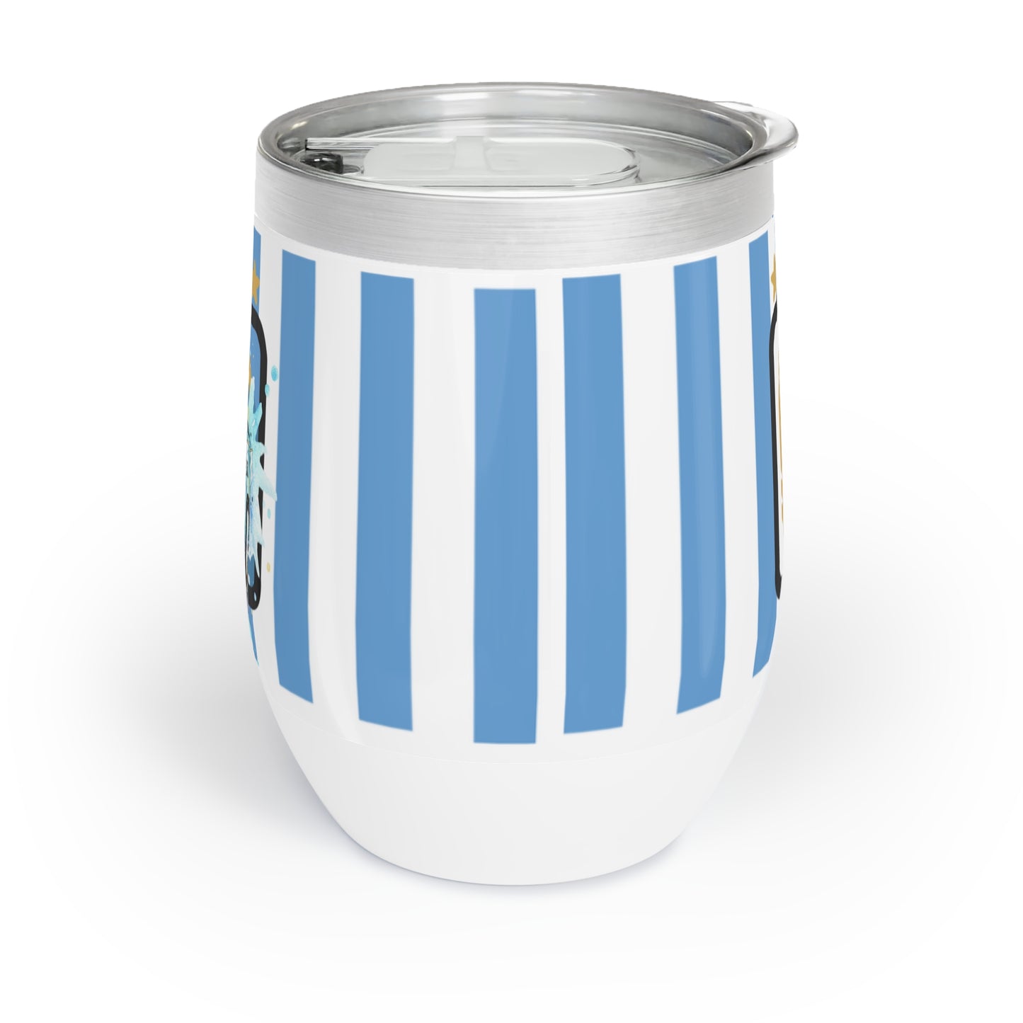 Lionel Messi Argentina Captain Vintage Chill Wine Tumbler