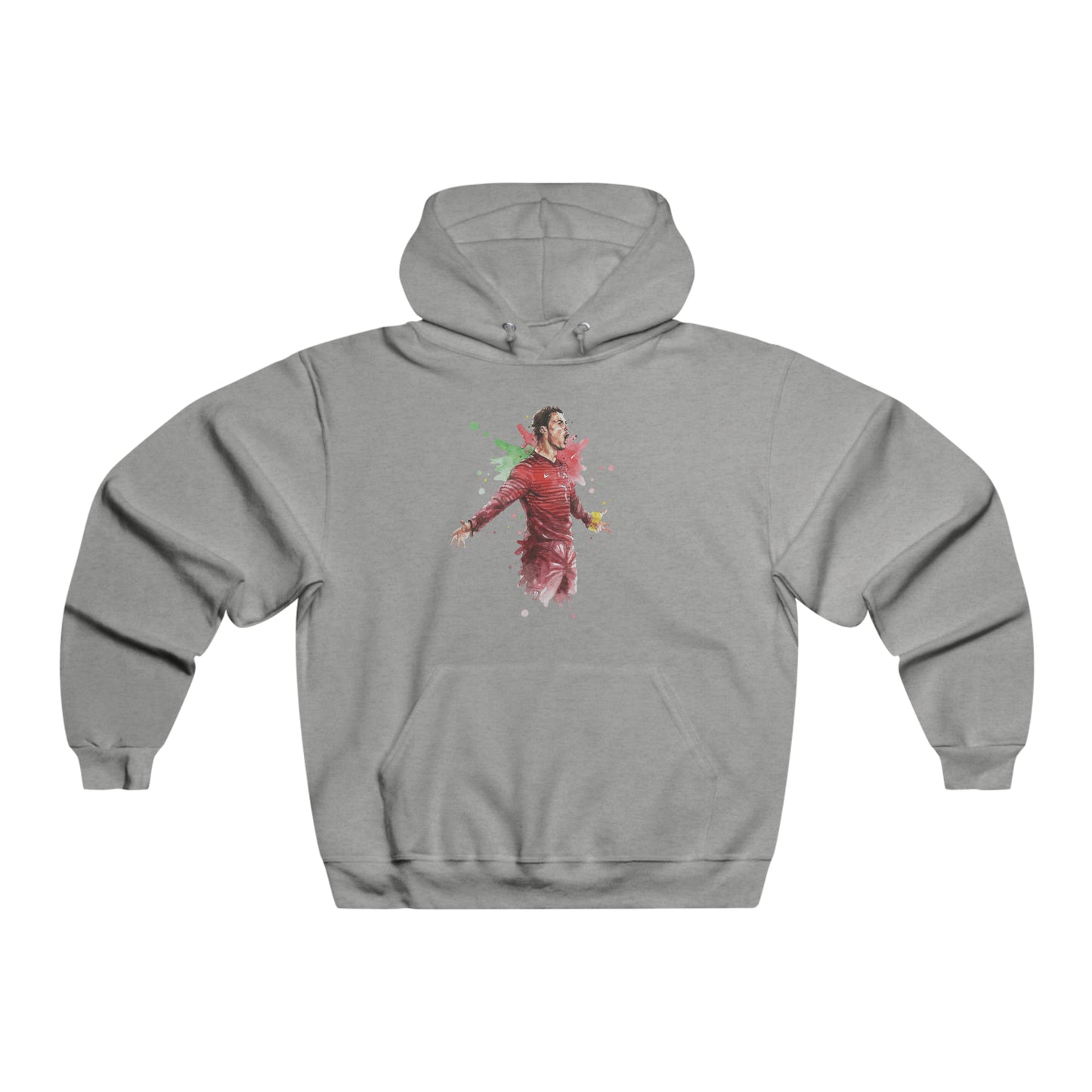 Ronaldo Portugal Vintage Unisex NUBLEND® Hooded Sweatshirt