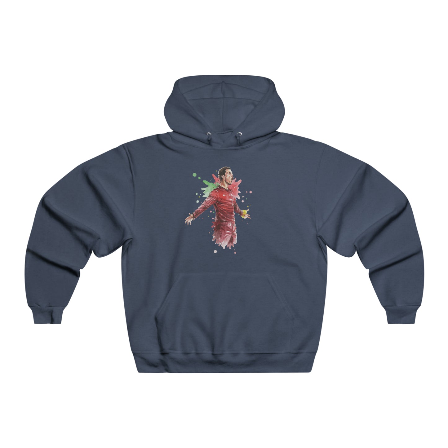 Ronaldo Portugal Vintage Unisex NUBLEND® Hooded Sweatshirt
