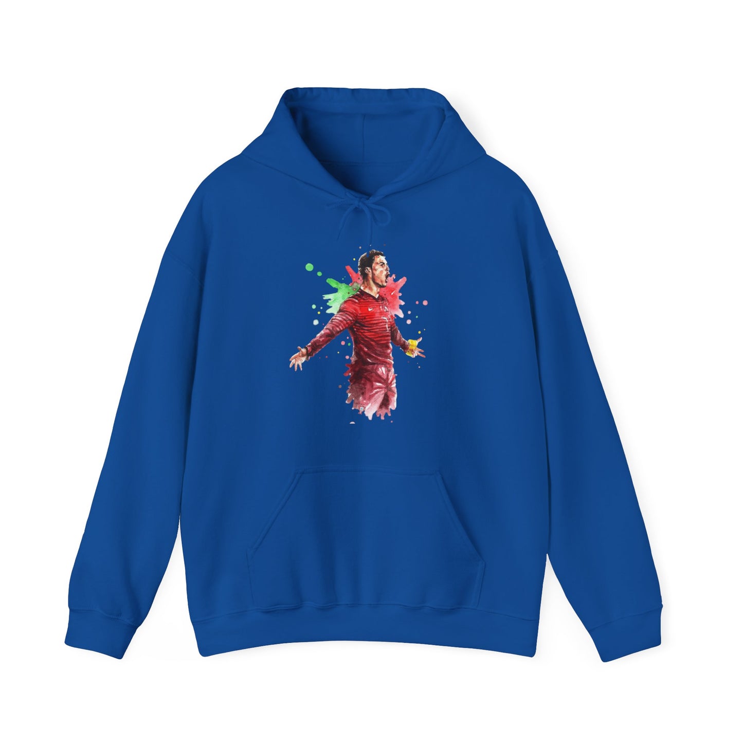 Ronaldo Portugal Vintage Unisex Heavy Blend™ Hooded Sweatshirt