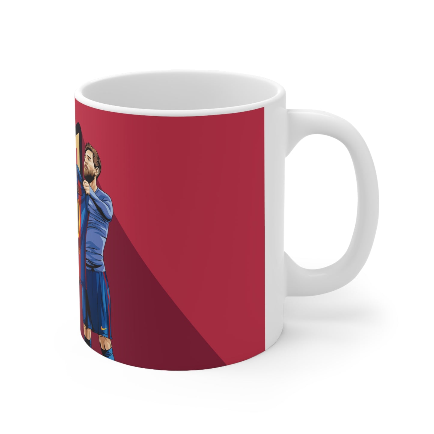 El Clasico Iconic Messi Celebration Ceramic Coffee Mug 11oz