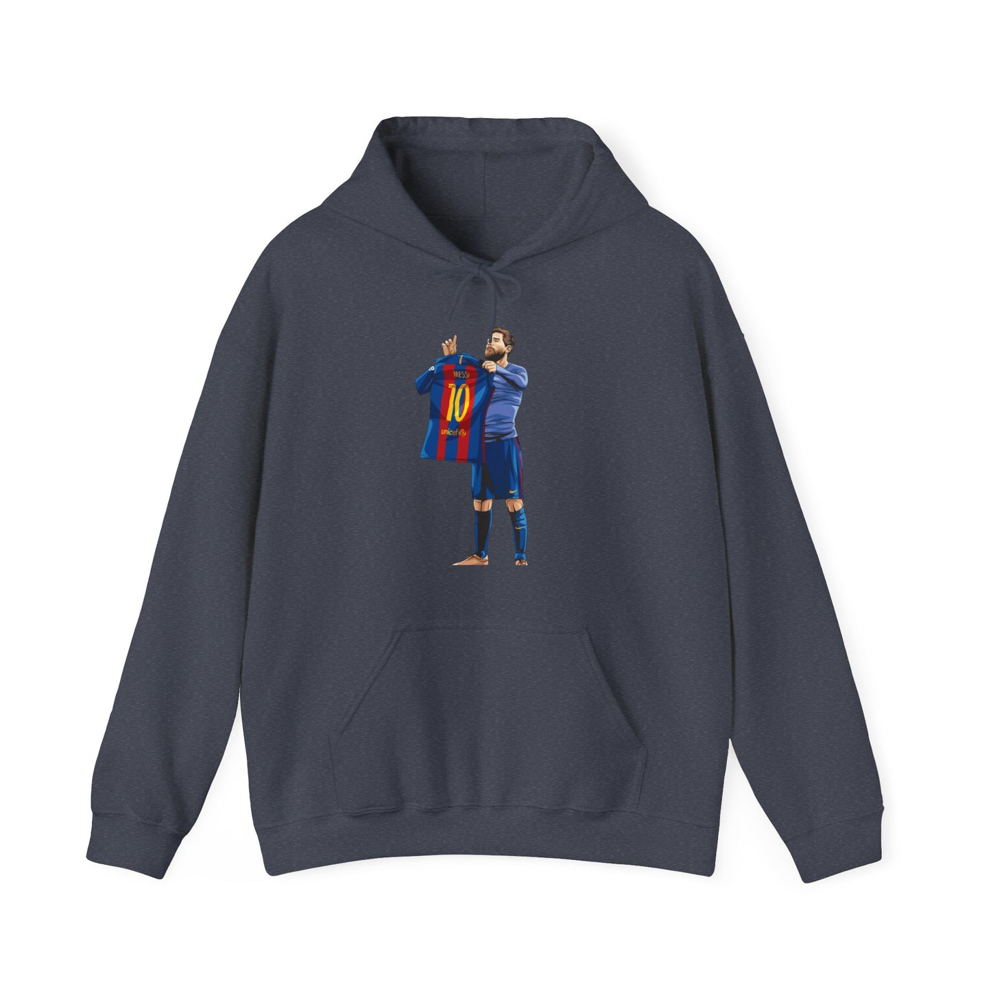 El Clasico Iconic Messi Celebration Unisex Heavy Blend™ Hooded Sweatshirt