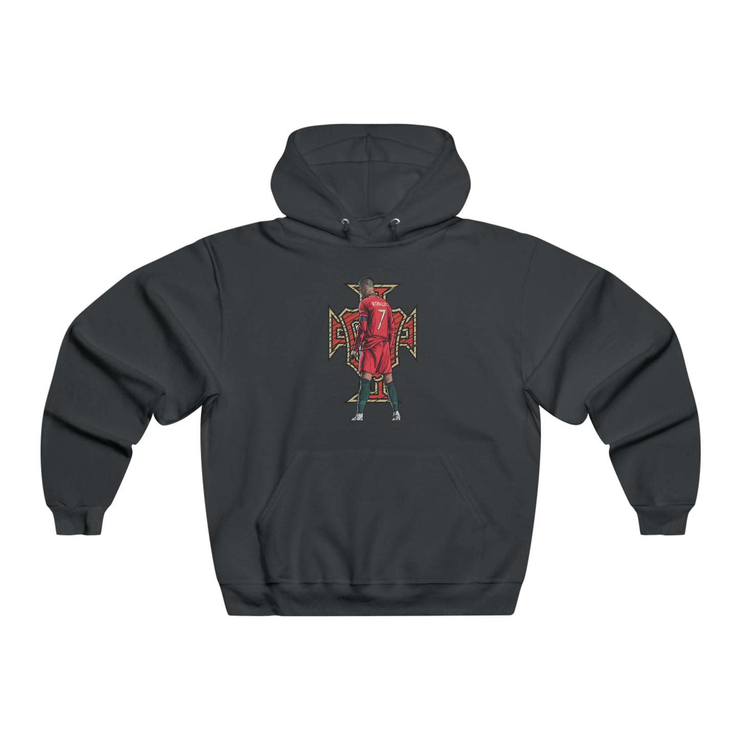 CR7 Free Kick Pose Portugal Logo Unisex NUBLEND® Hooded Sweatshirt