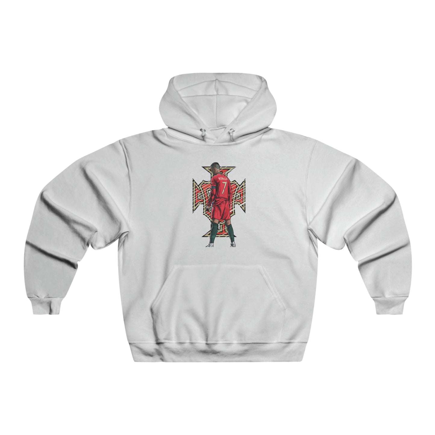CR7 Free Kick Pose Portugal Logo Unisex NUBLEND® Hooded Sweatshirt
