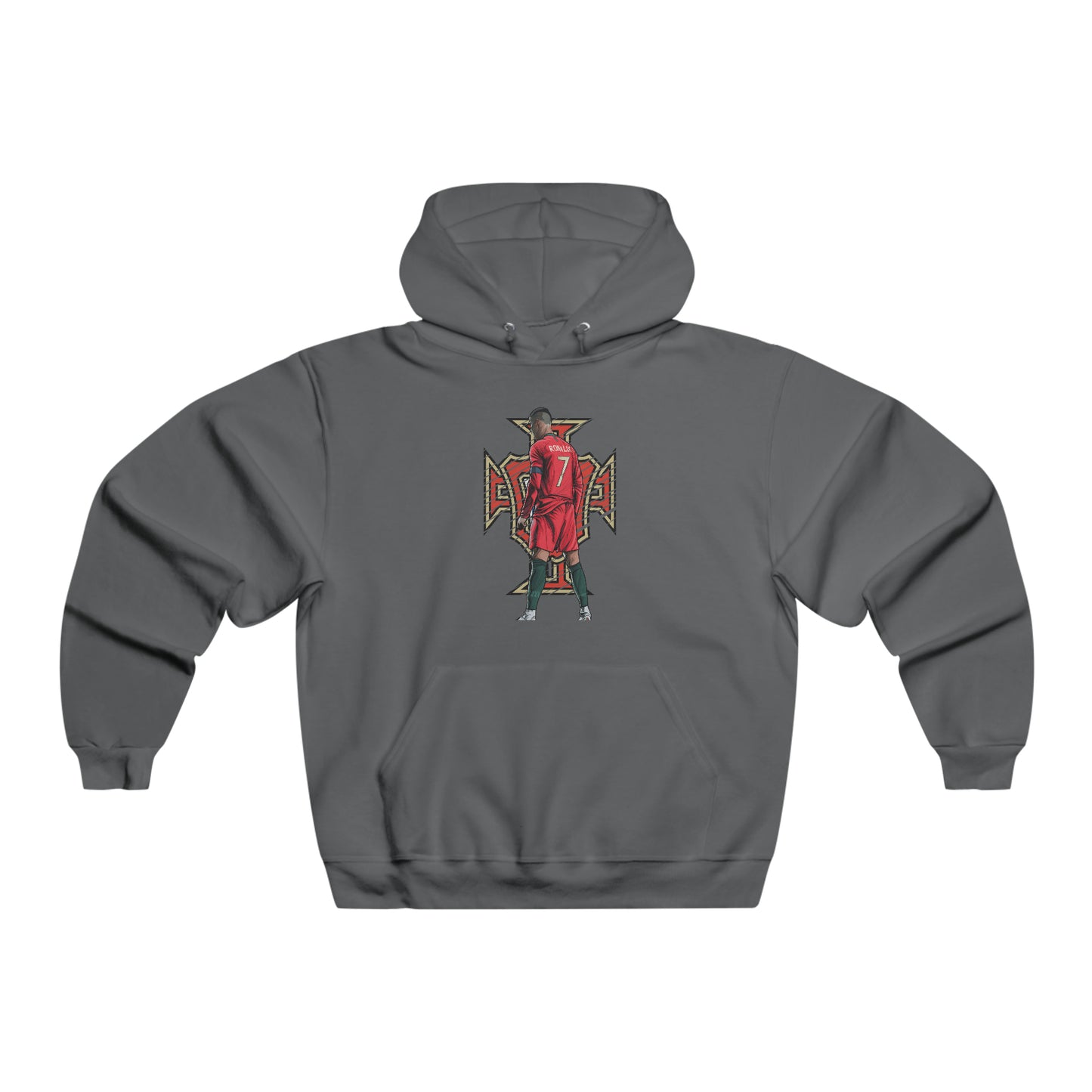 CR7 Free Kick Pose Portugal Logo Unisex NUBLEND® Hooded Sweatshirt