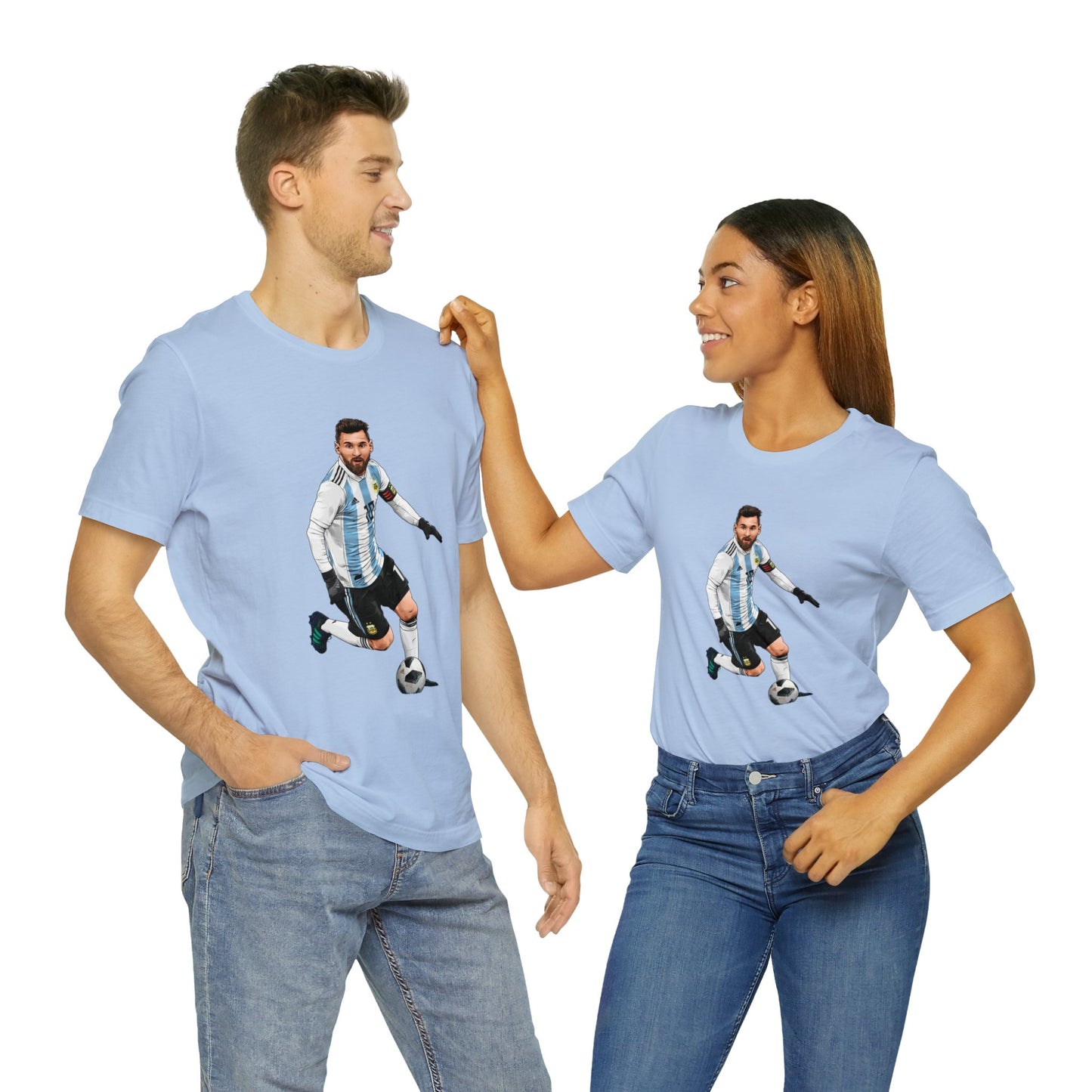 G.O.A.T. ARG Unisex Jersey Short Sleeve Tee