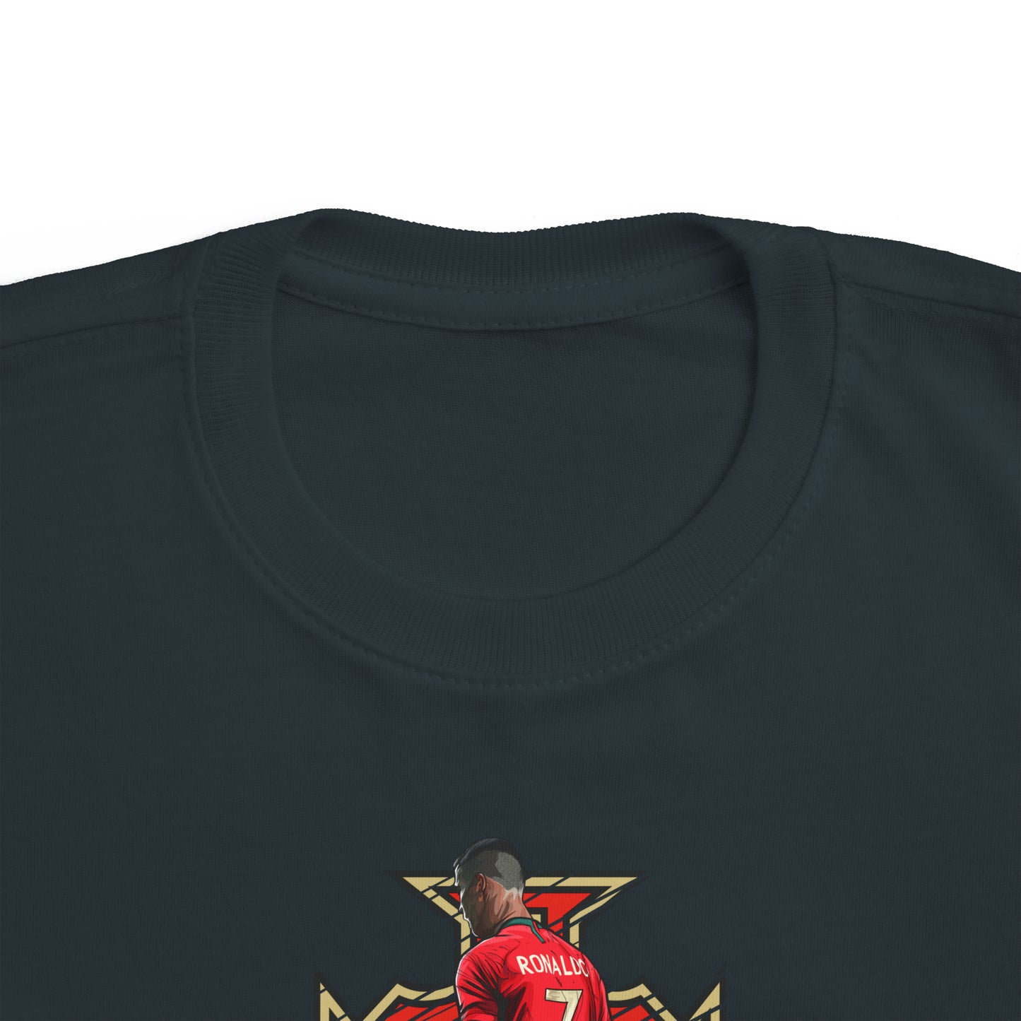 CR7 Free Kick Pose Portugal Logo Toddler's Fine Jersey Tee