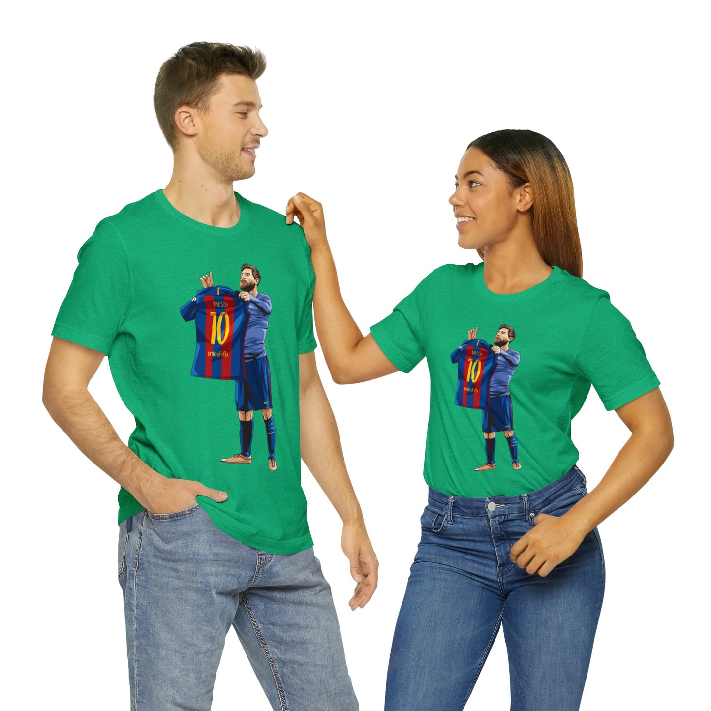 El Clasico Iconic Messi Celebration Unisex Jersey Short Sleeve Tee