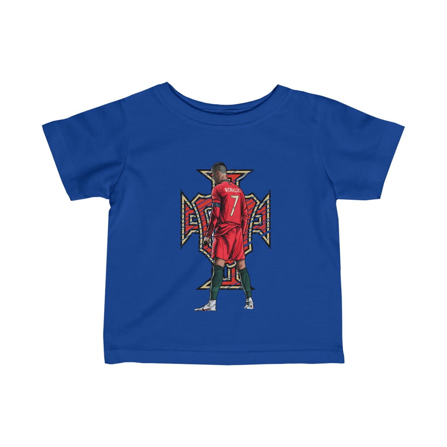 CR7 Free Kick Pose Portugal Logo Baby Jersey Tee
