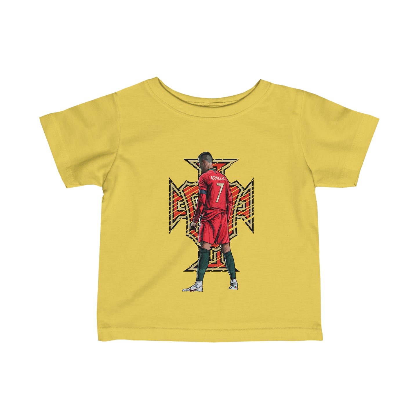 CR7 Free Kick Pose Portugal Logo Baby Jersey Tee