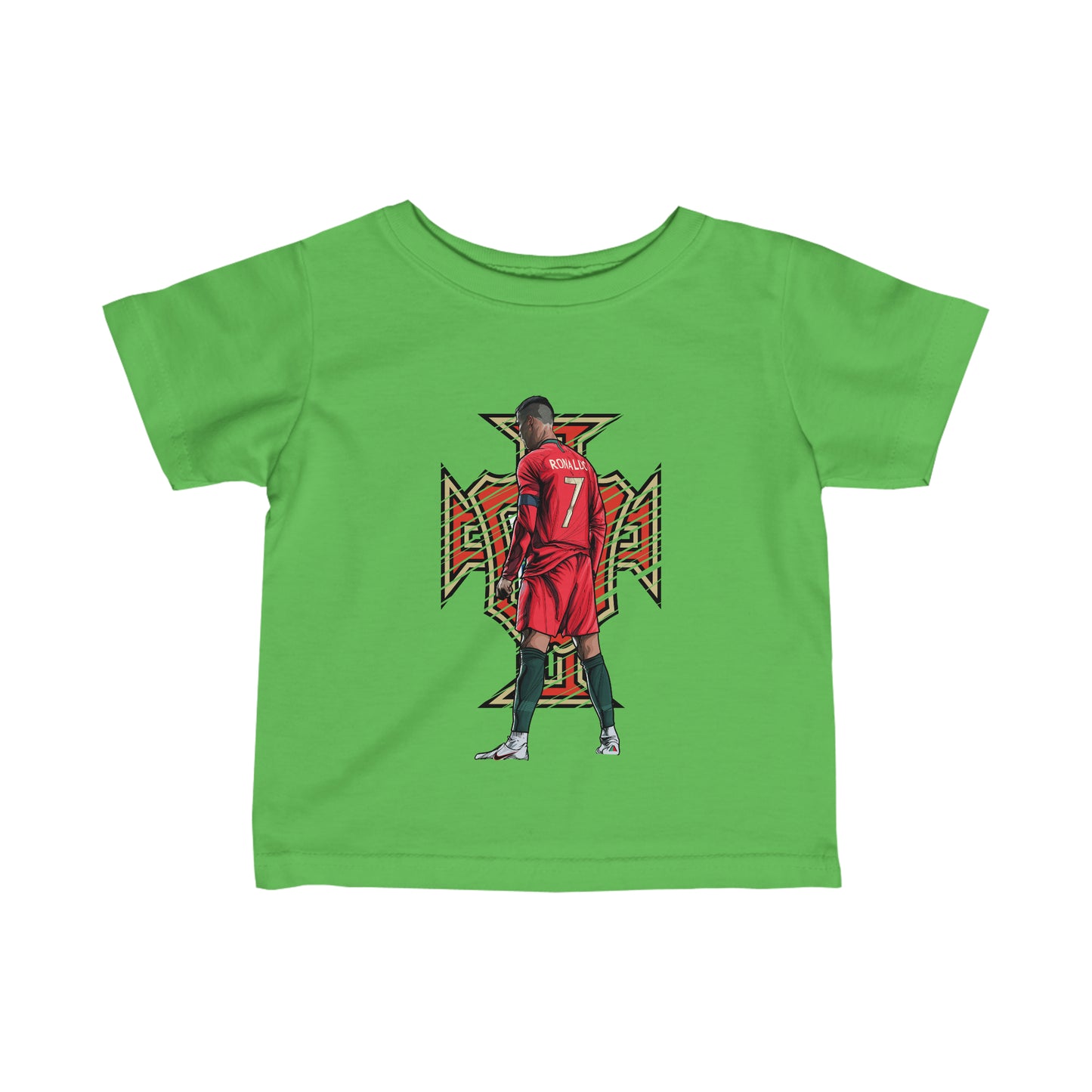 CR7 Free Kick Pose Portugal Logo Baby Jersey Tee